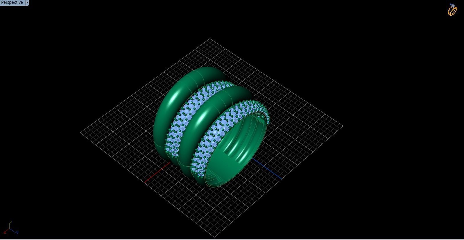 Rings 3D print model_1