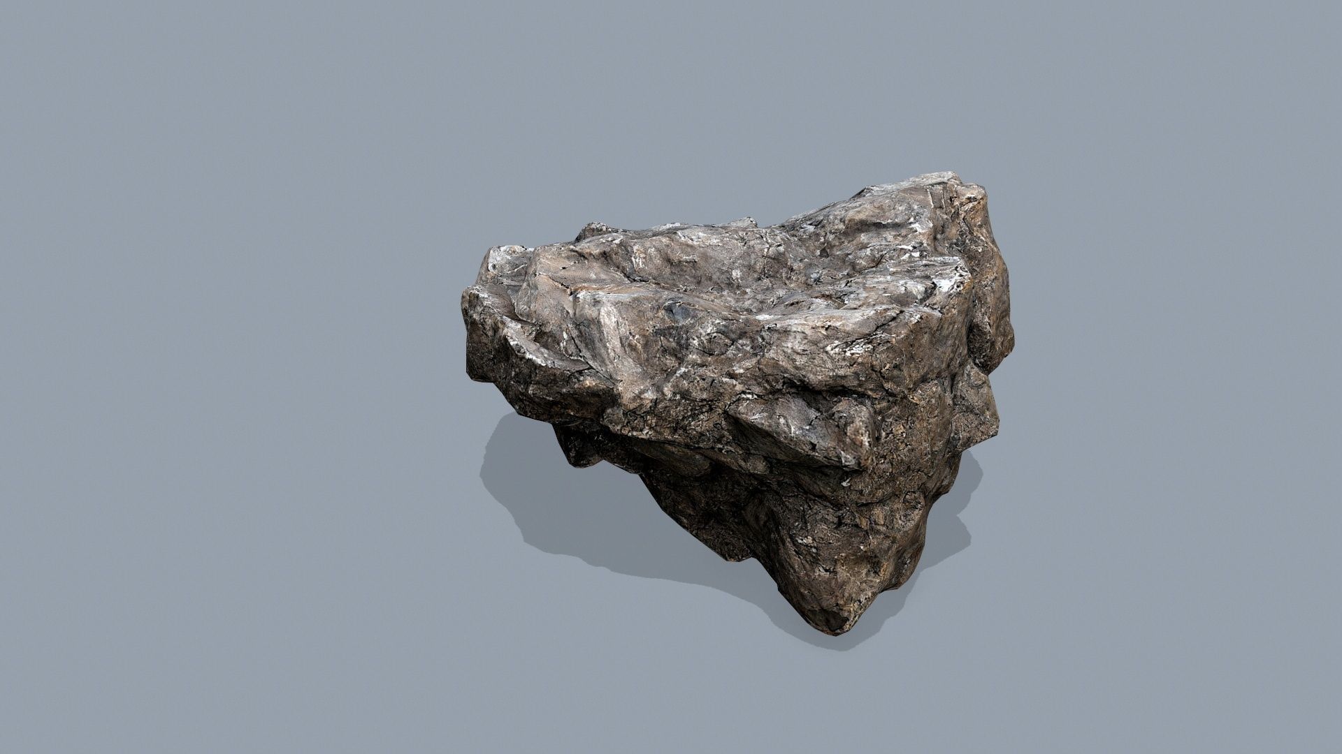 cliff rocks Low-poly 3D model_12