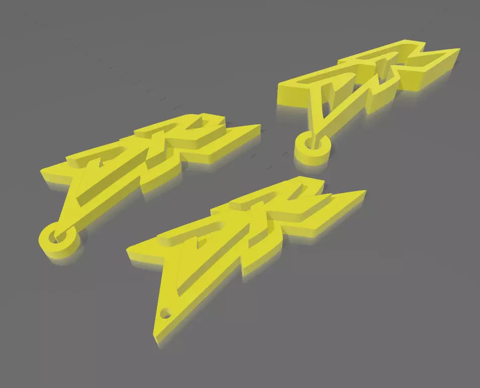 Kit 3 keychains suzuki DR 3D print model