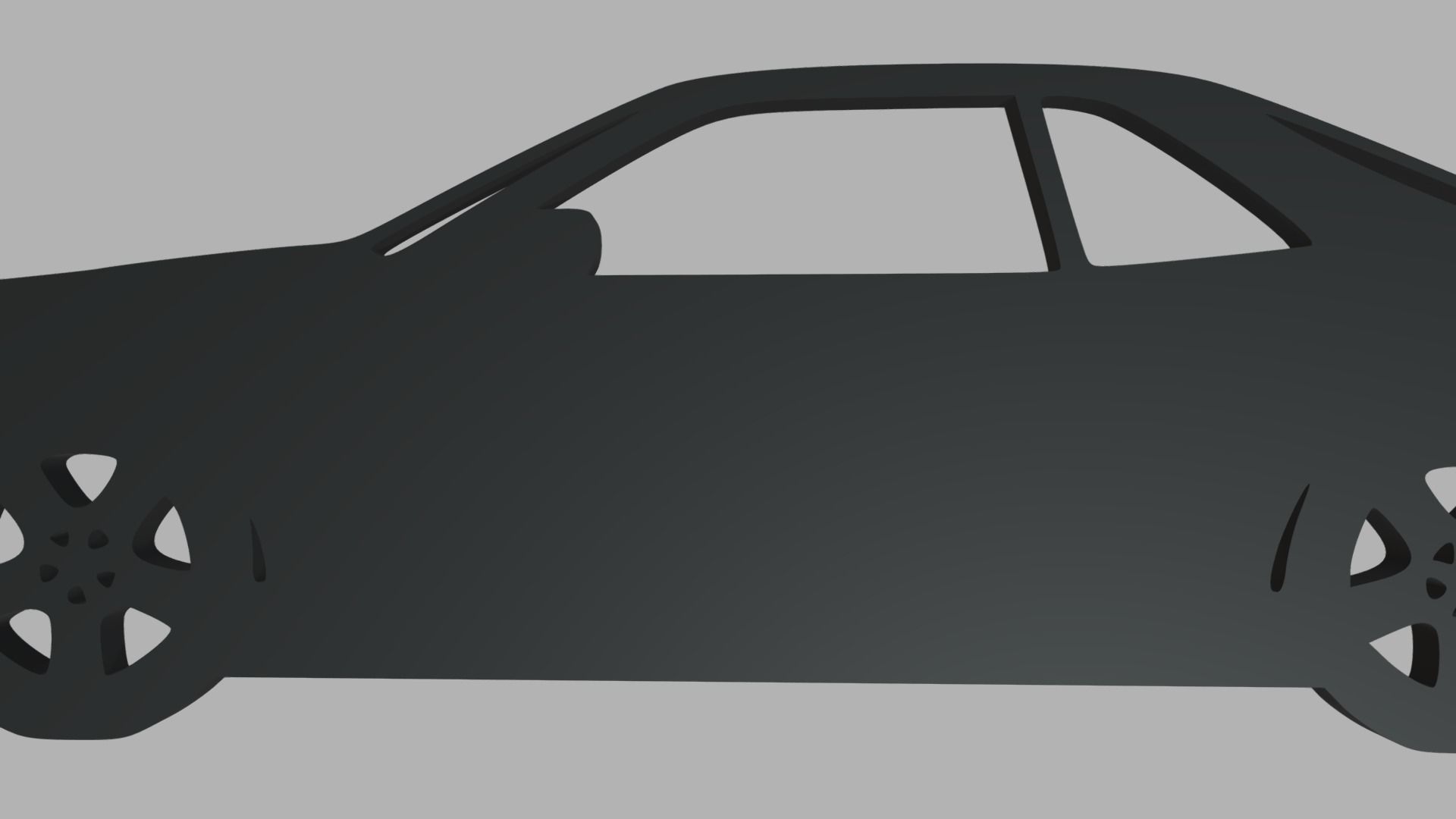 Nissan Skyline GTR R34 Key Ring 3D print model_2