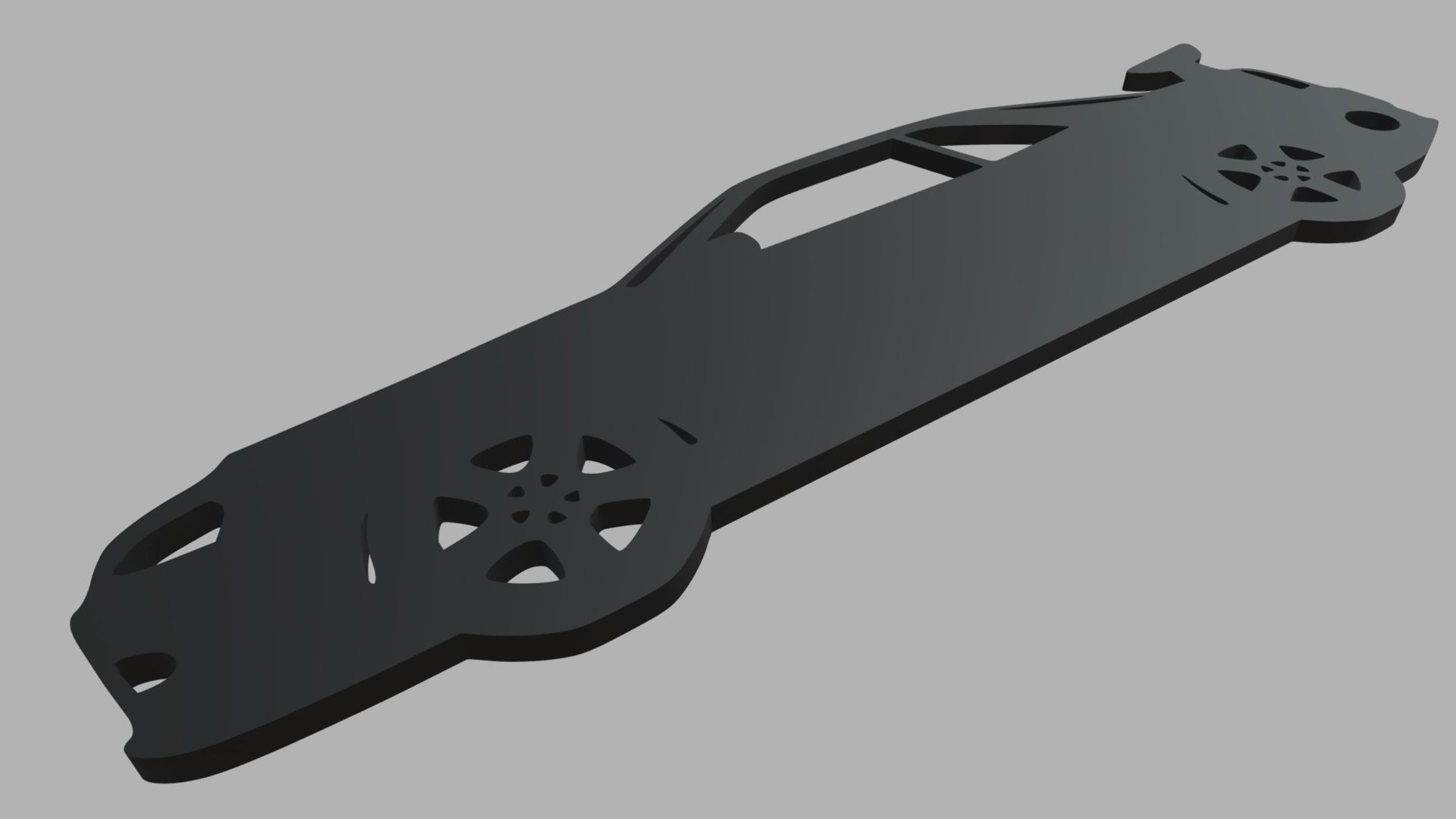 Nissan Skyline GTR R34 Key Ring 3D print model_4