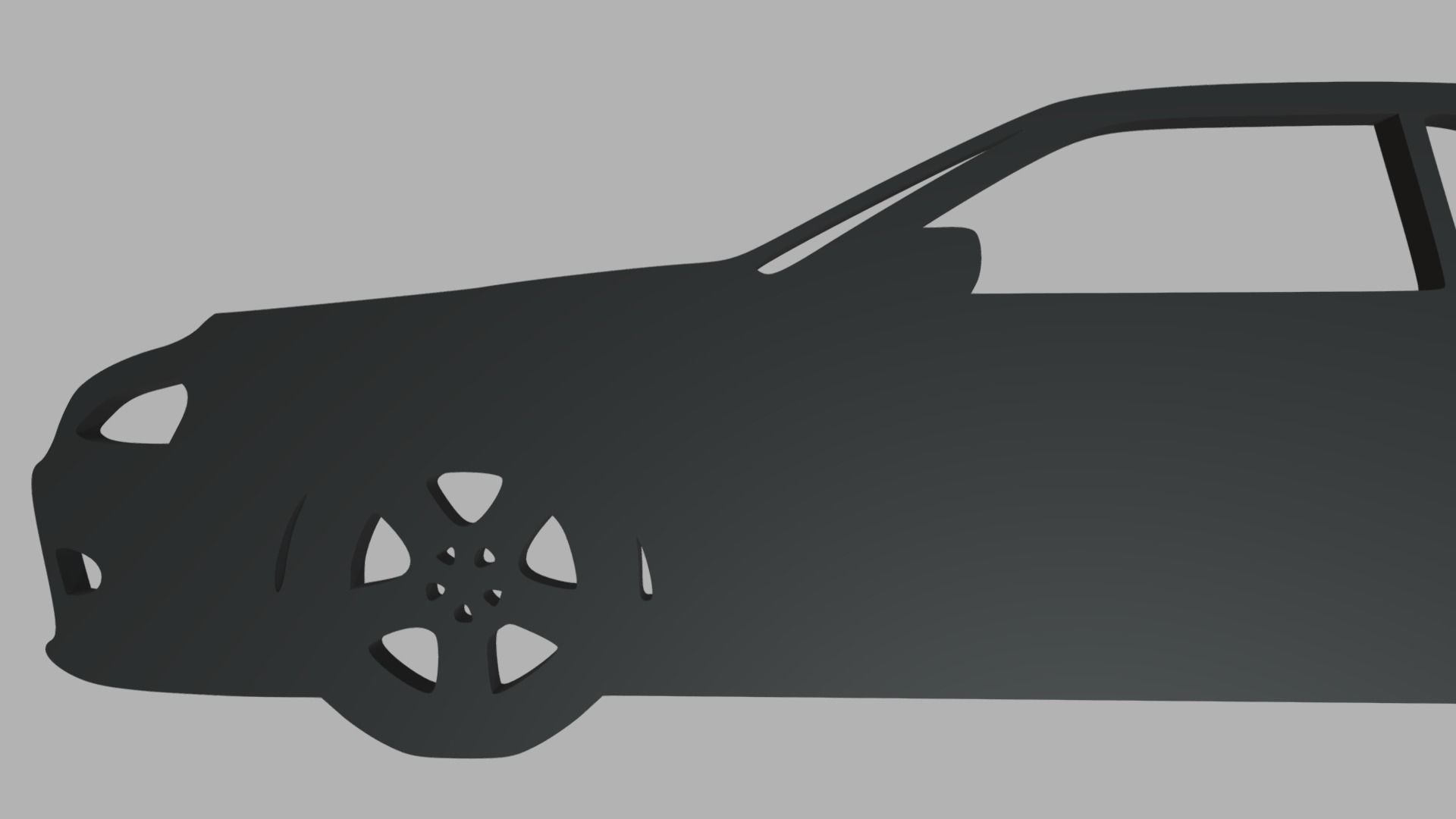 Nissan Skyline GTR R34 Key Ring 3D print model_1