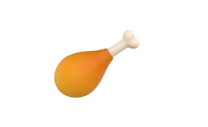 Prop39 Chicken Thighs Low-poly 3D model 5