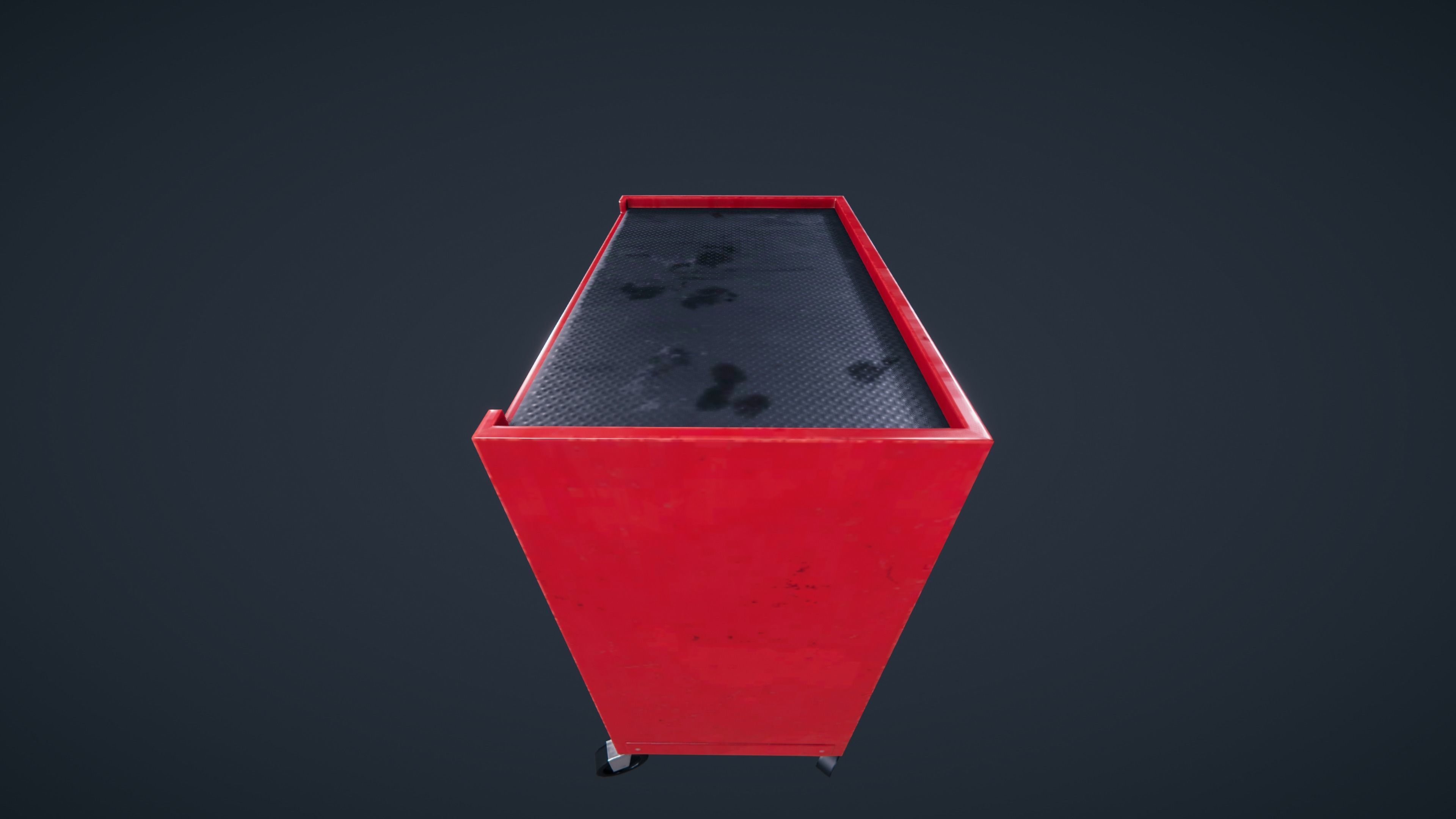 Tool box car Low-poly 3D model_19