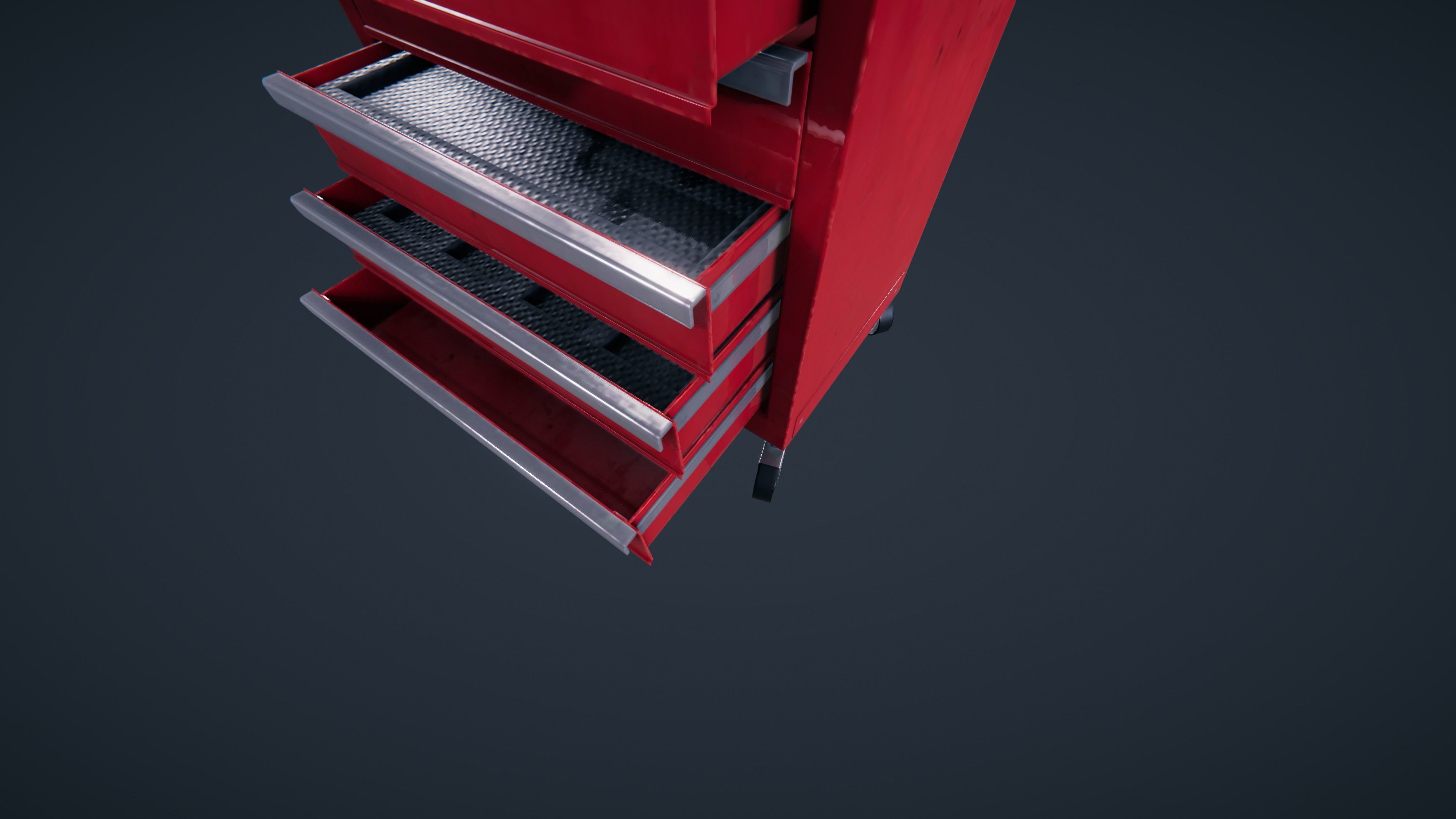 Tool box car Low-poly 3D model_14