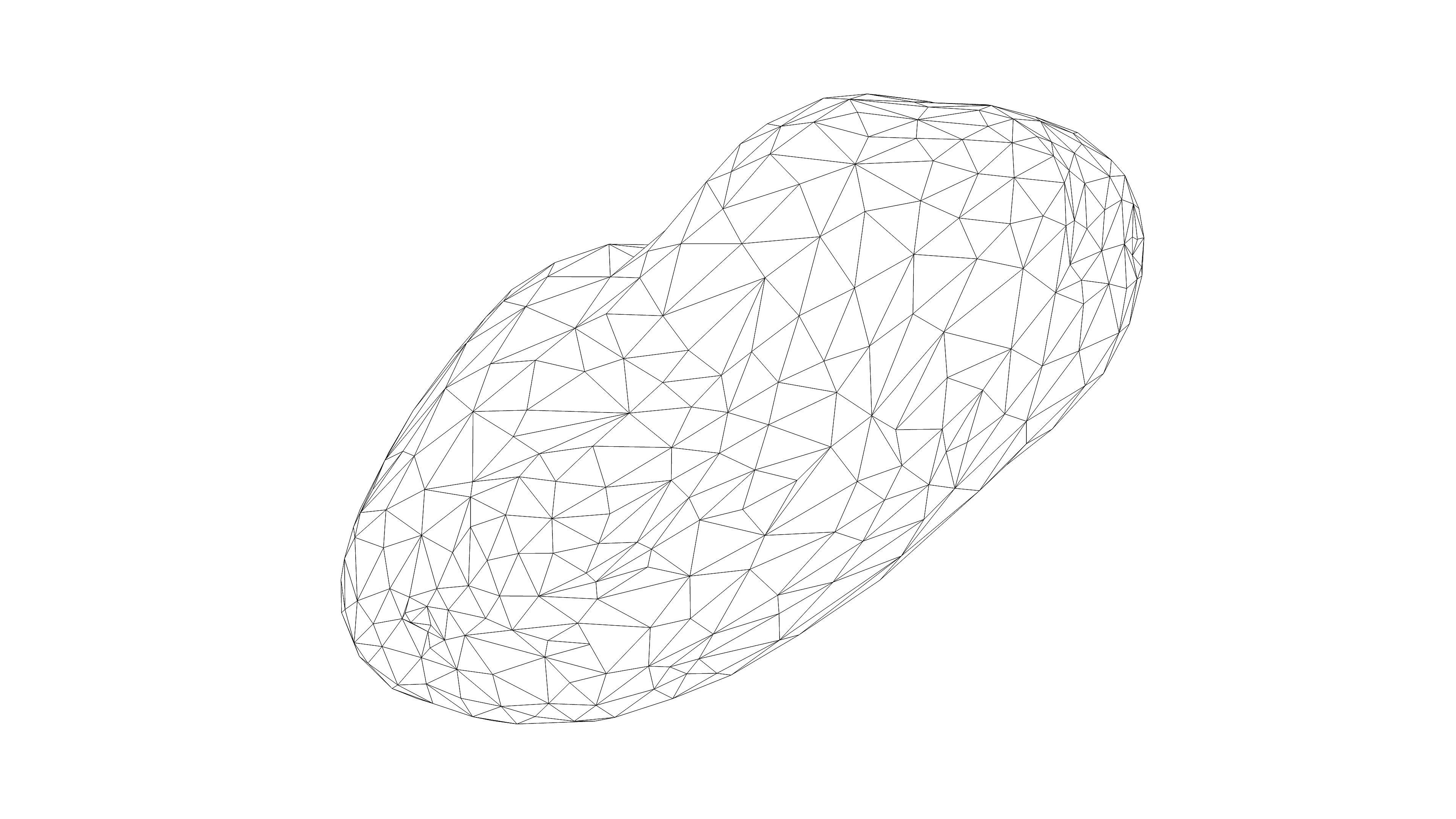 Photorealistic 3D scan of potato Low-poly 3D model_16