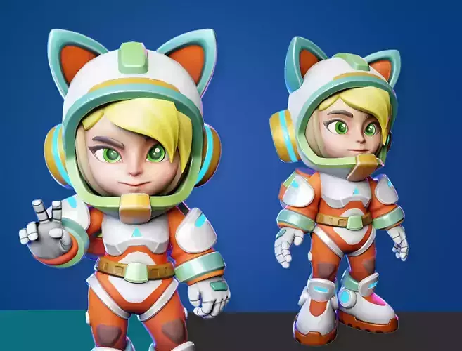 Astronaut Girl Modular