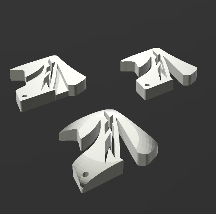 kit 3 llaveros Honda XR 250 Tornado 3D print model_7