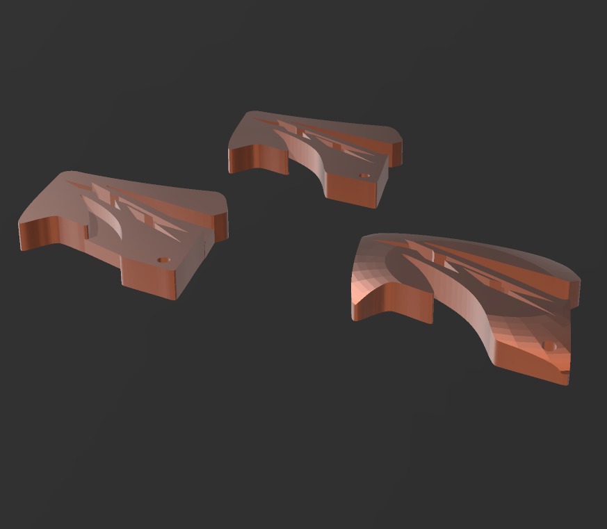 kit 3 llaveros Honda XR 250 Tornado 3D print model_6