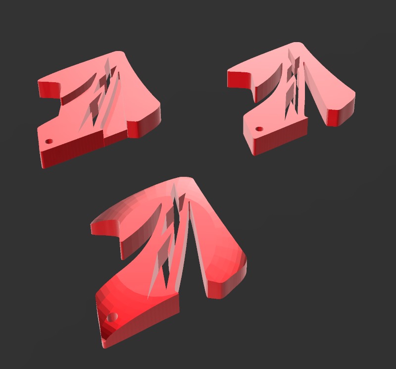 kit 3 llaveros Honda XR 250 Tornado 3D print model_11