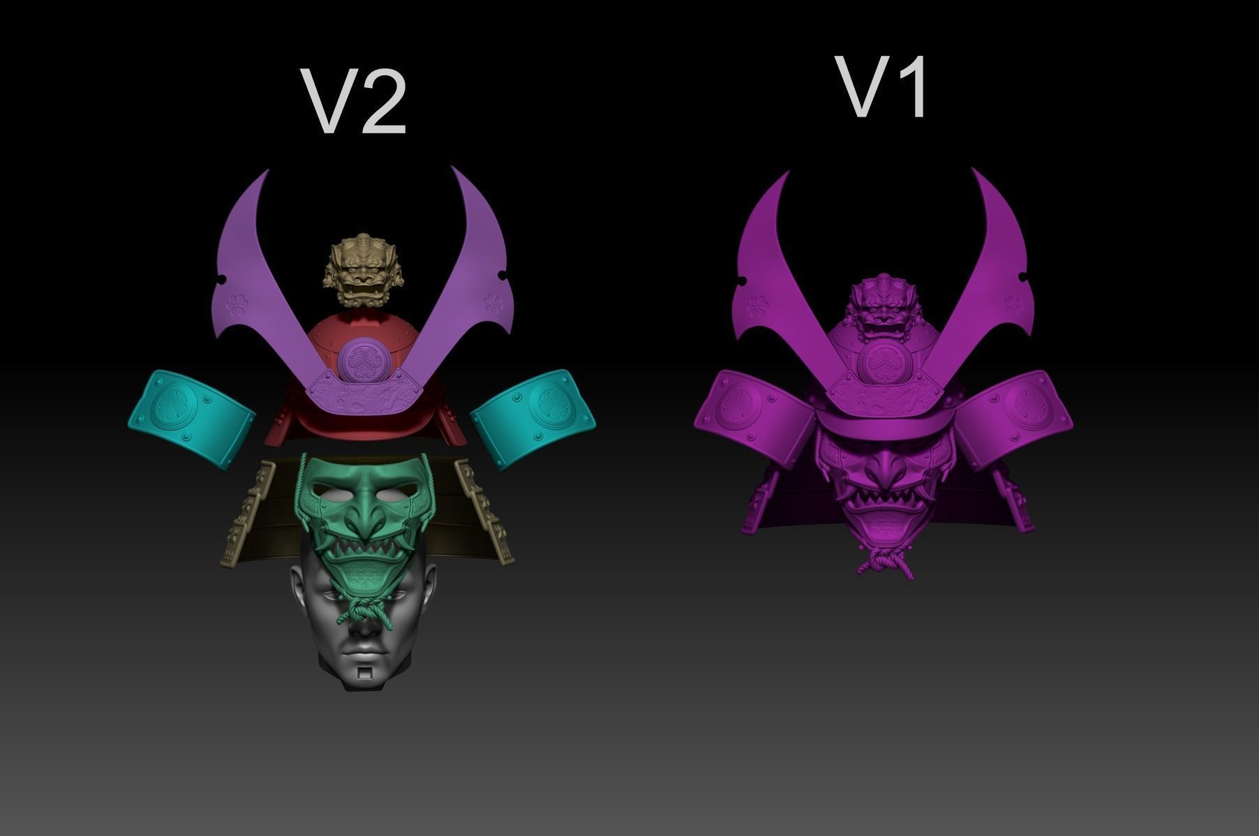 Onryo Shogun 3D print model_7