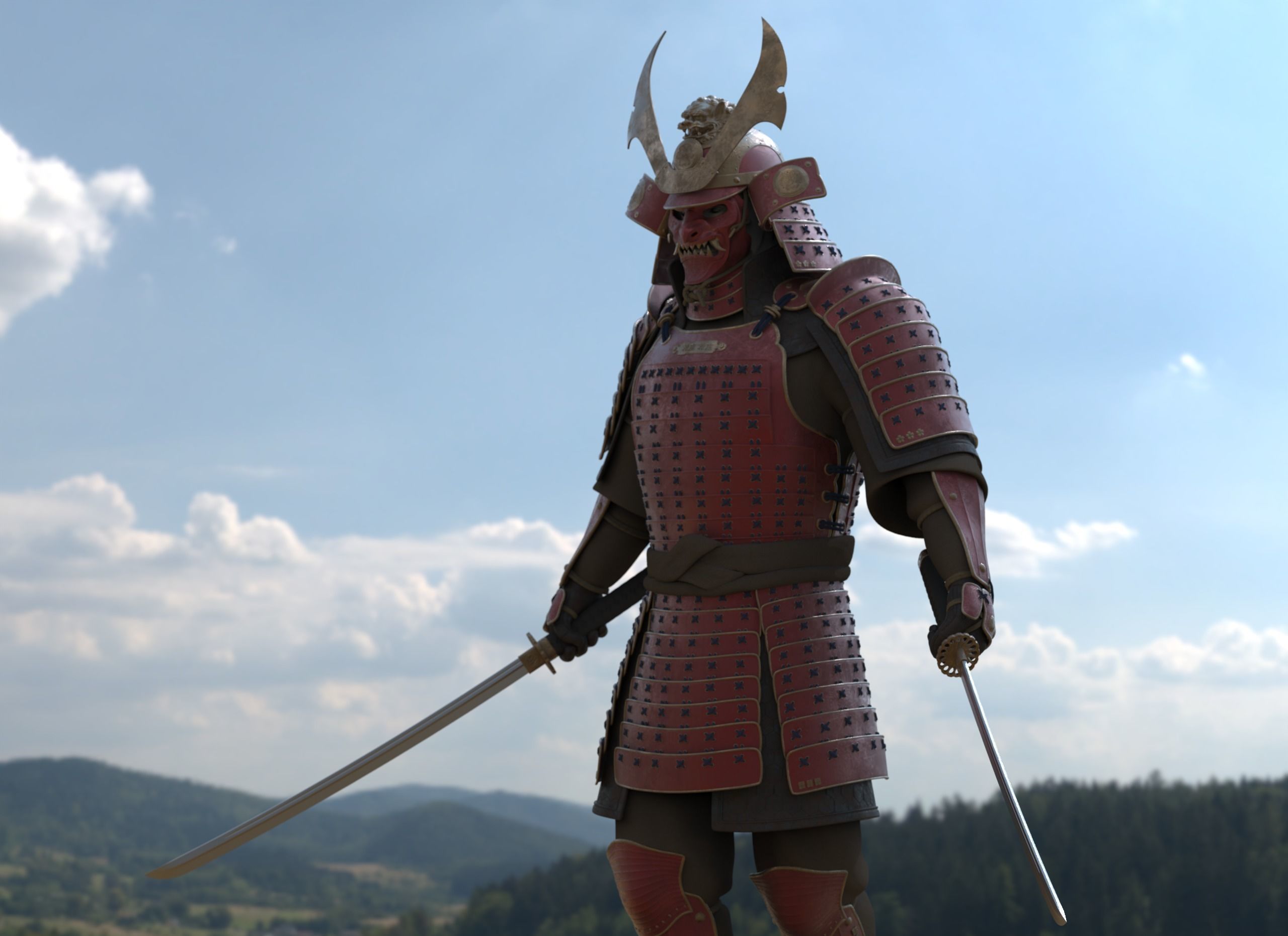 Onryo Shogun 3D print model_10