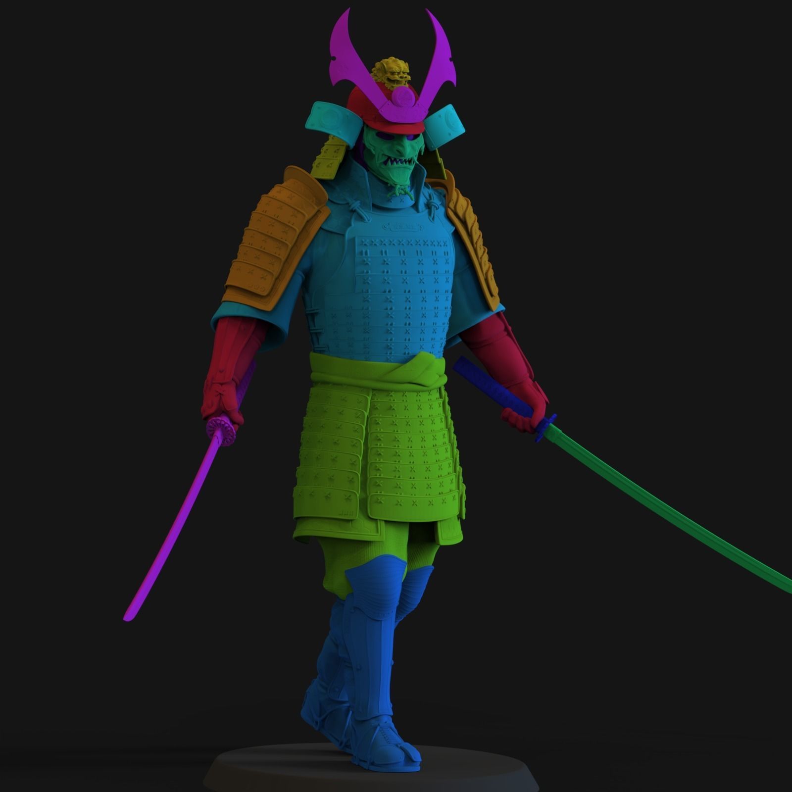 Onryo Shogun 3D print model_4