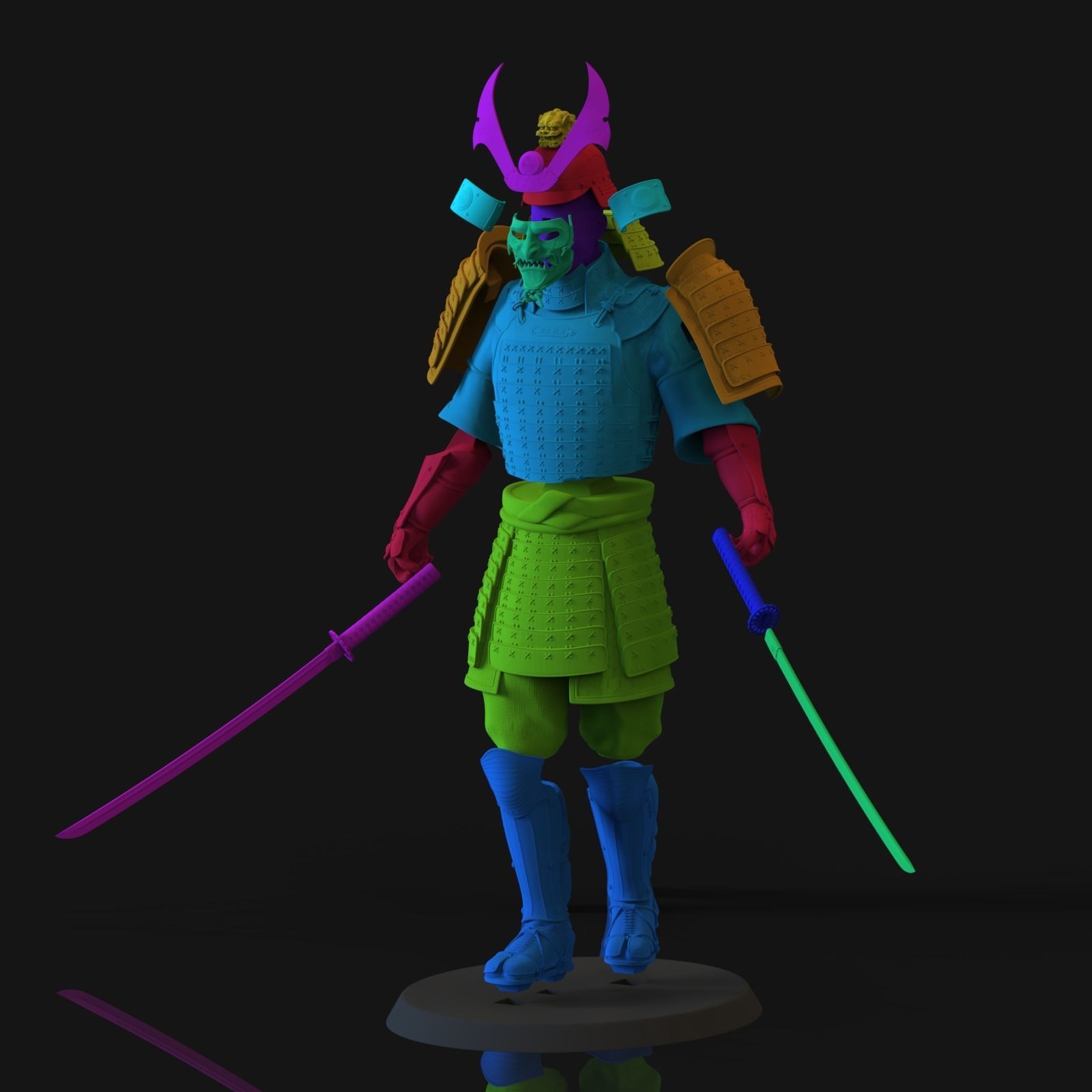 Onryo Shogun 3D print model_8