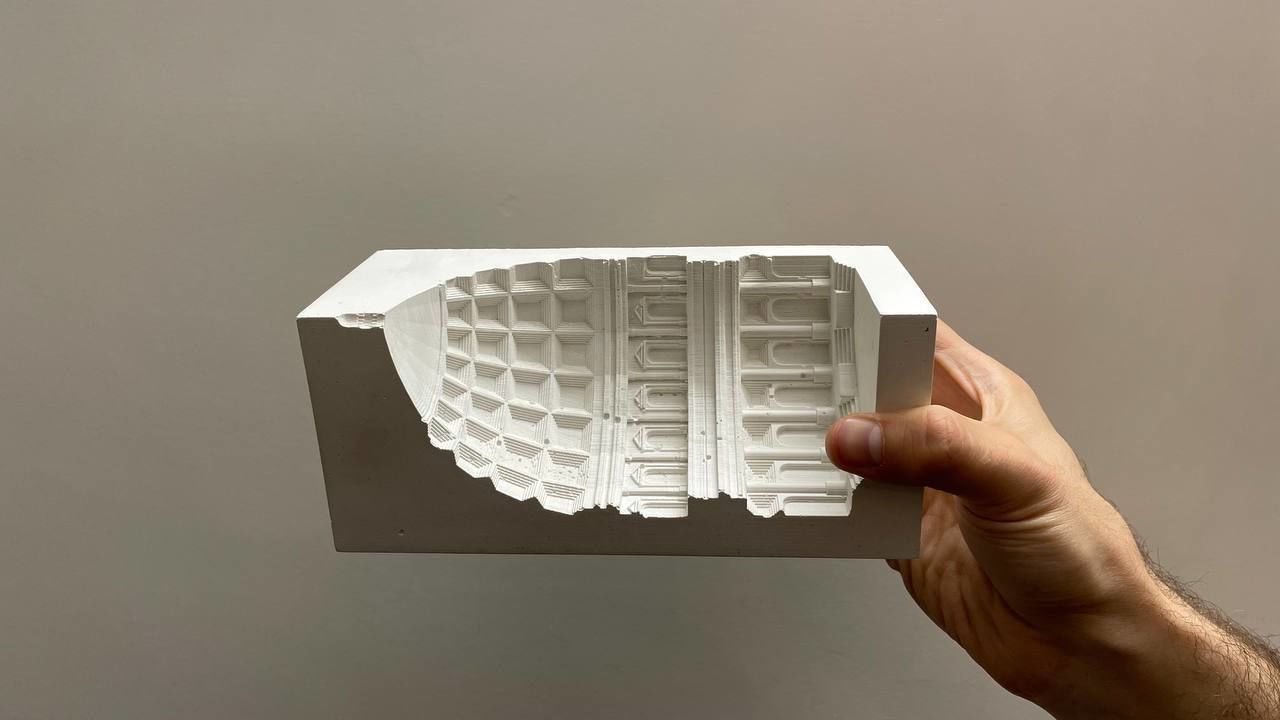 Pantheon Candleholder - Commercial License 3D print model_2