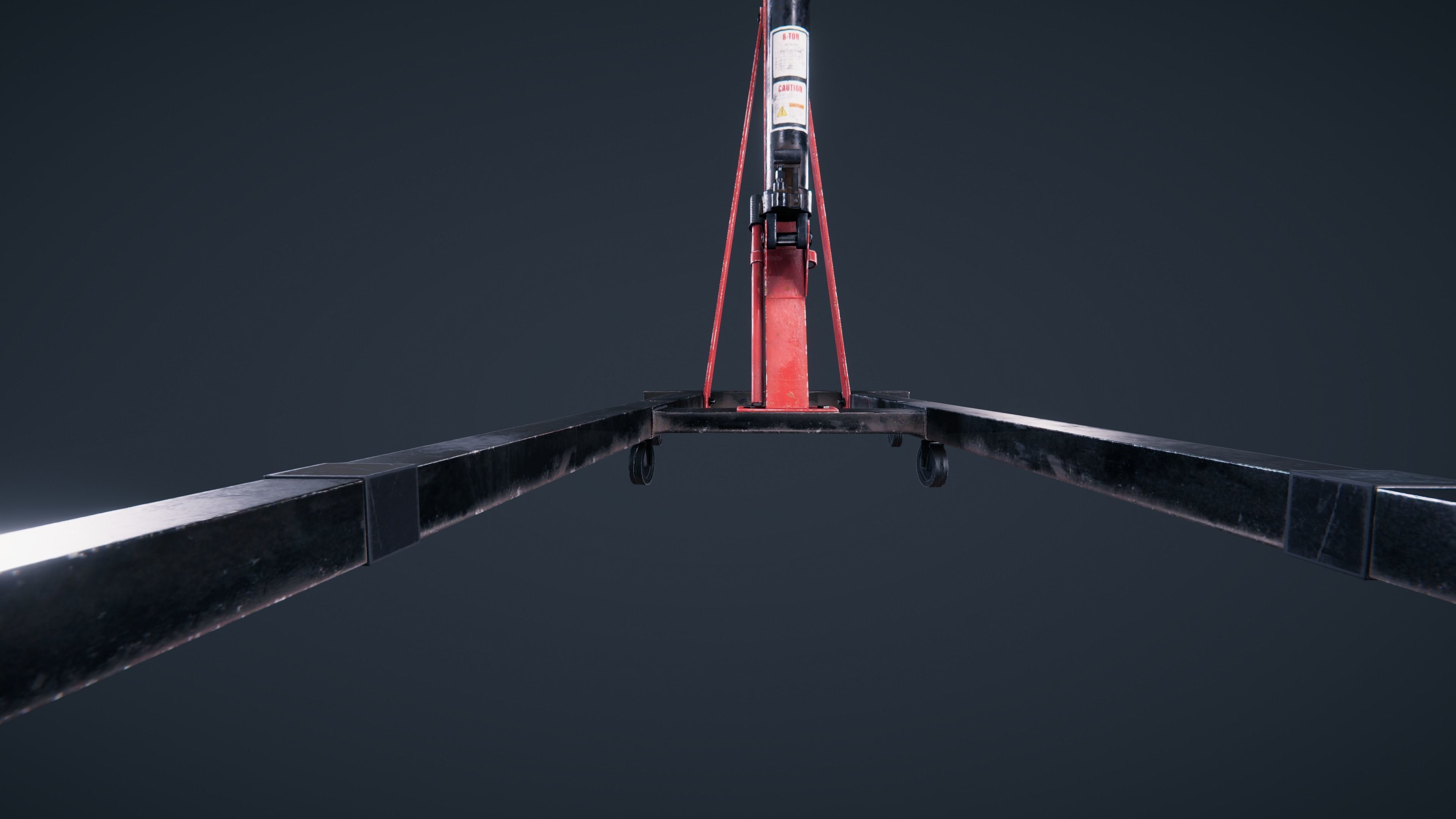 Engine Hoist Low-poly 3D model_20