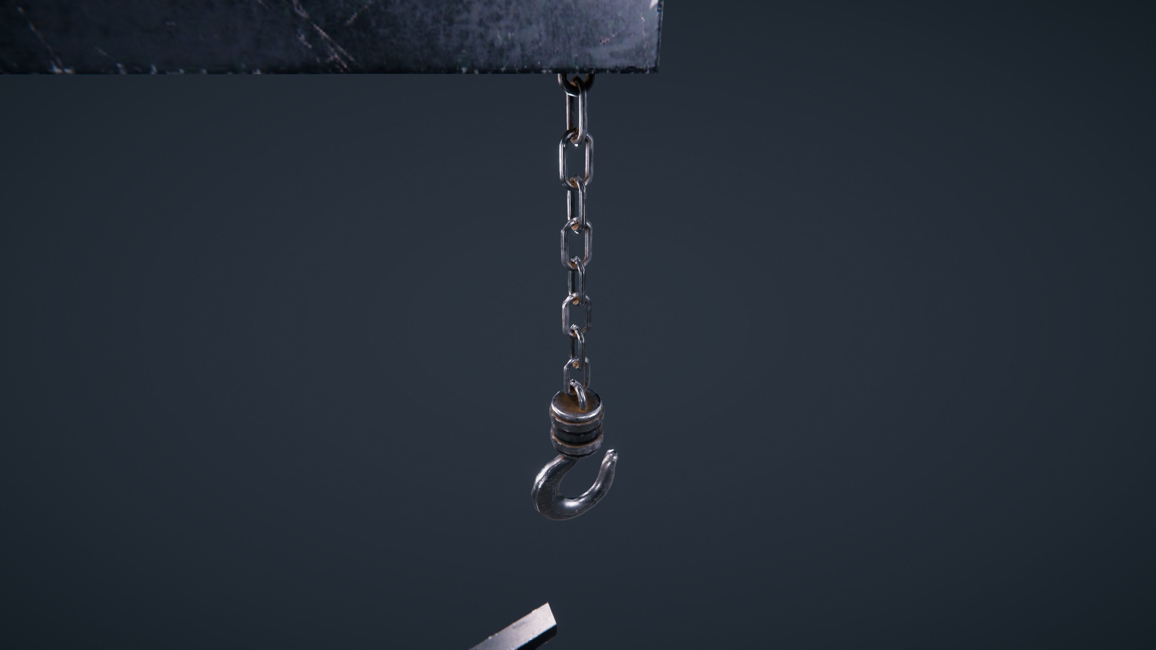 Engine Hoist Low-poly 3D model_8