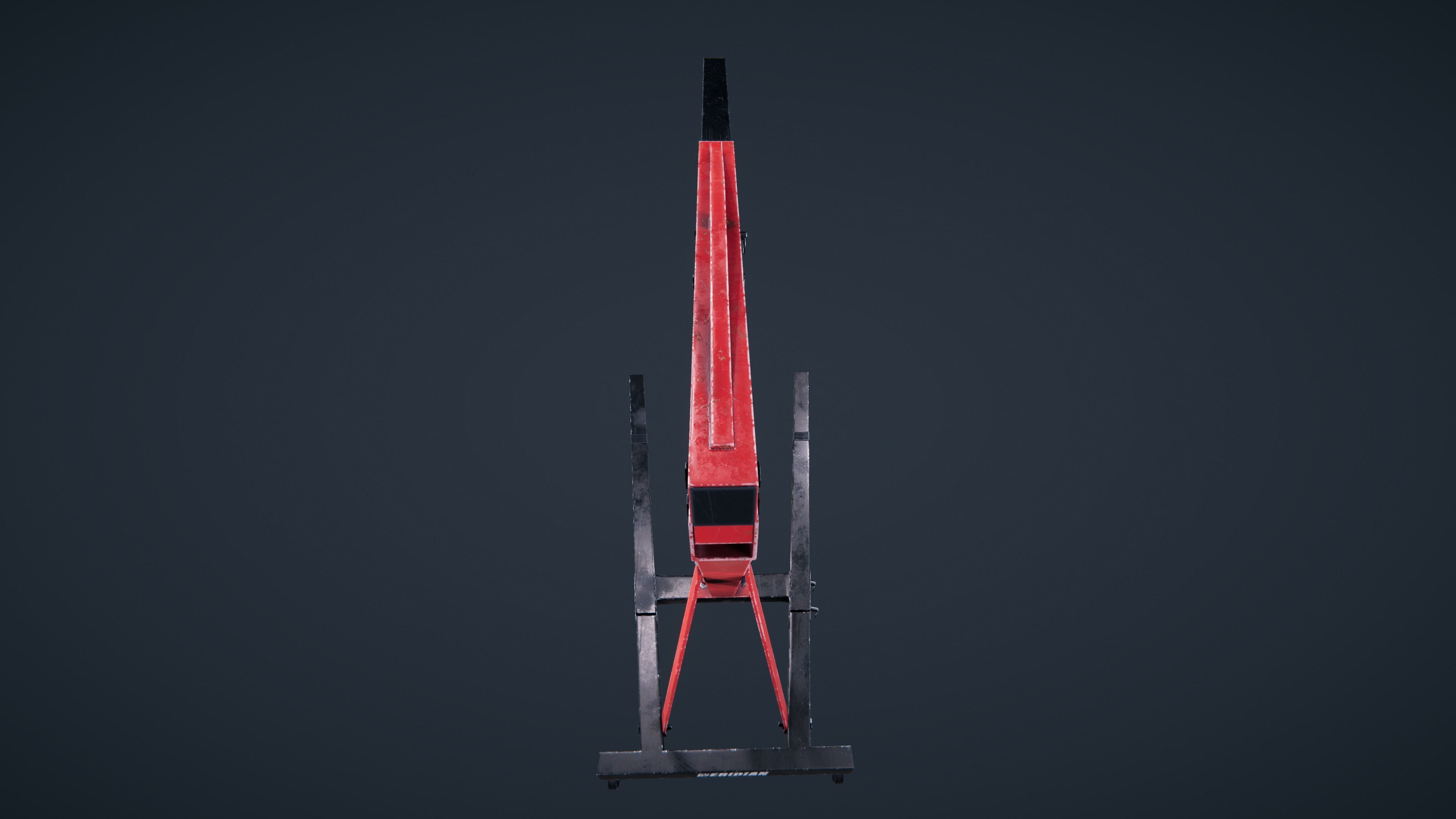 Engine Hoist Low-poly 3D model_17