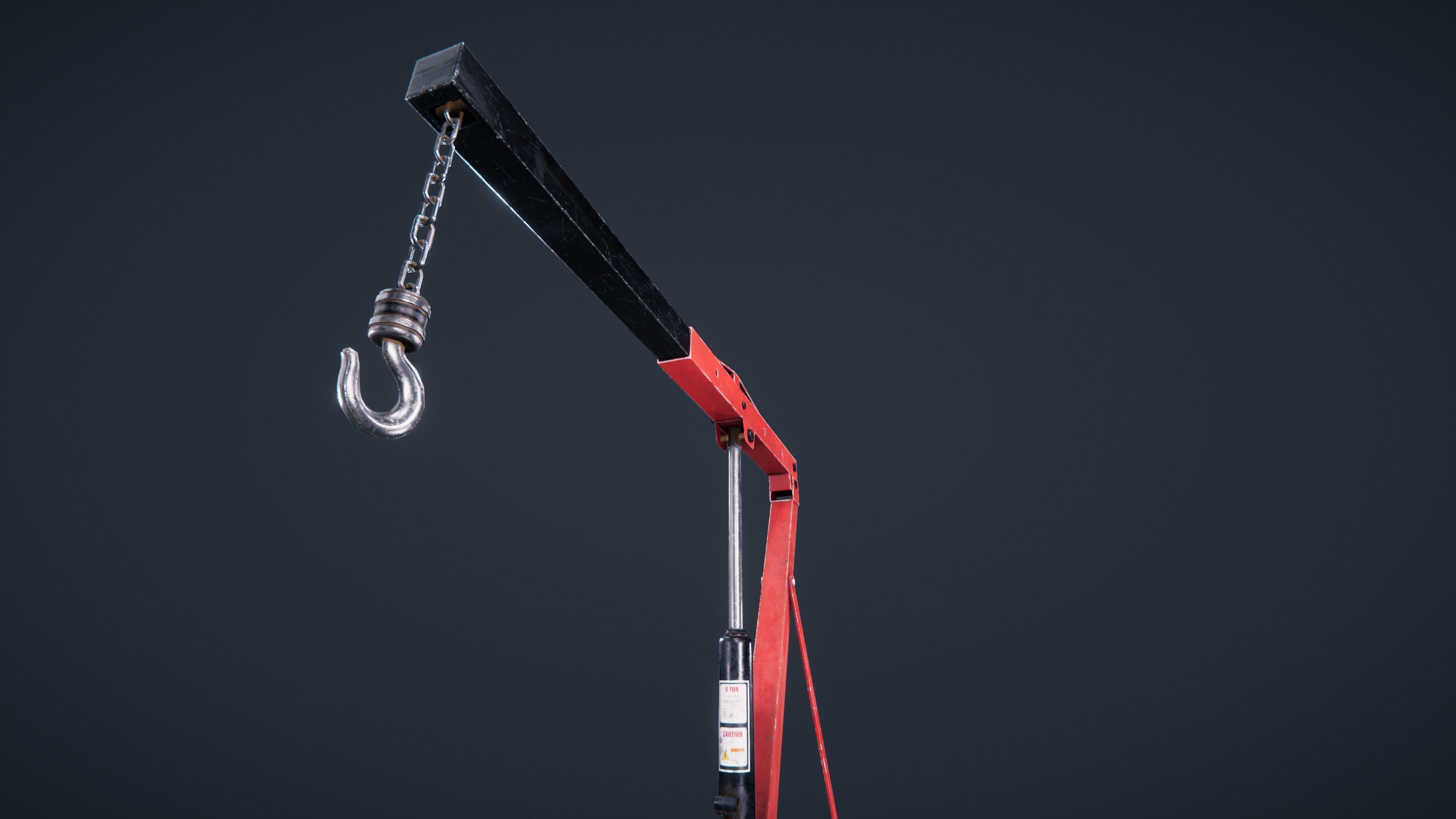 Engine Hoist Low-poly 3D model_23