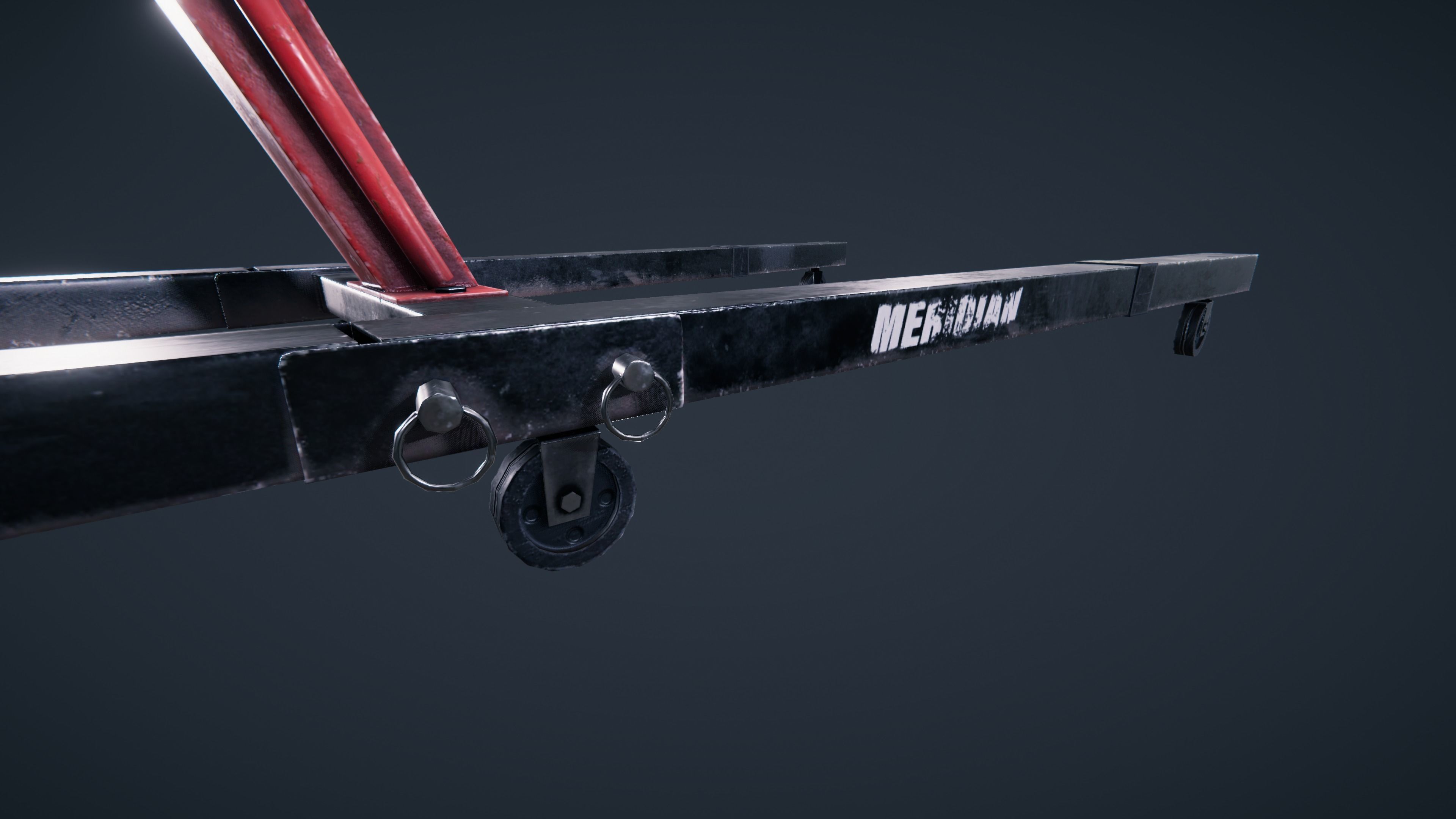 Engine Hoist Low-poly 3D model_13