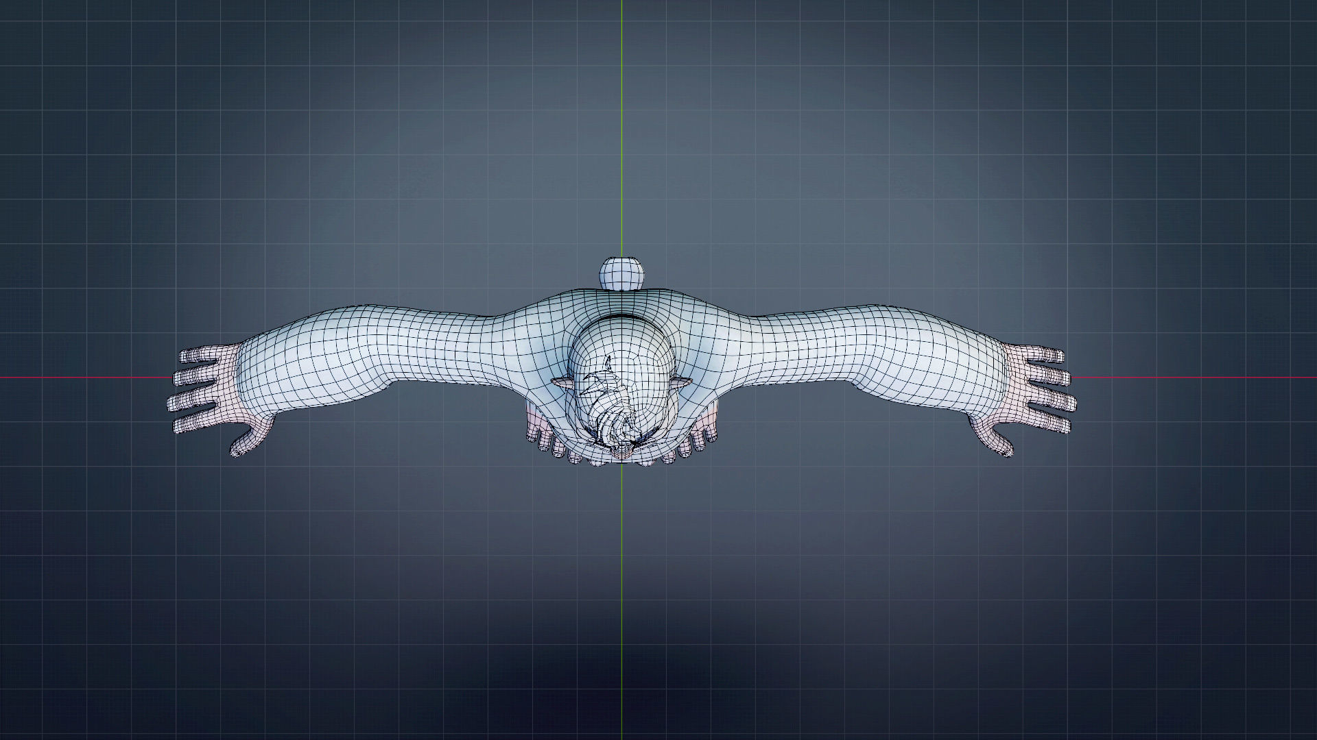 Yeti - A Rigged cartoon character for Blender Low-poly 3D model_11