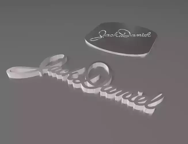 Jack Daniels deco 3D print model