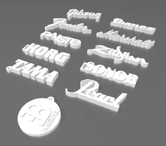 Kit Keychains music brands