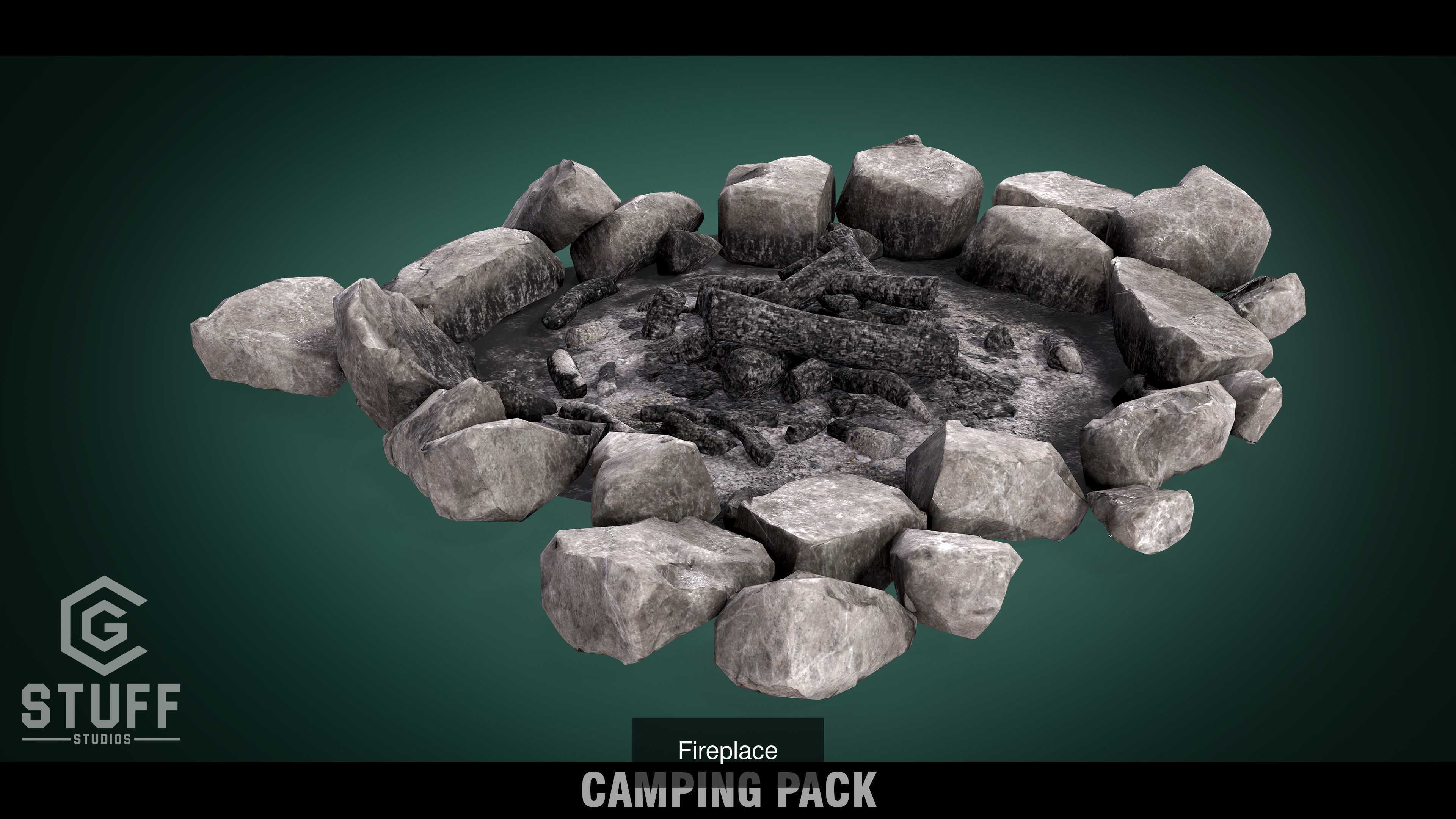 Camping Pack 3D Model Collection_32