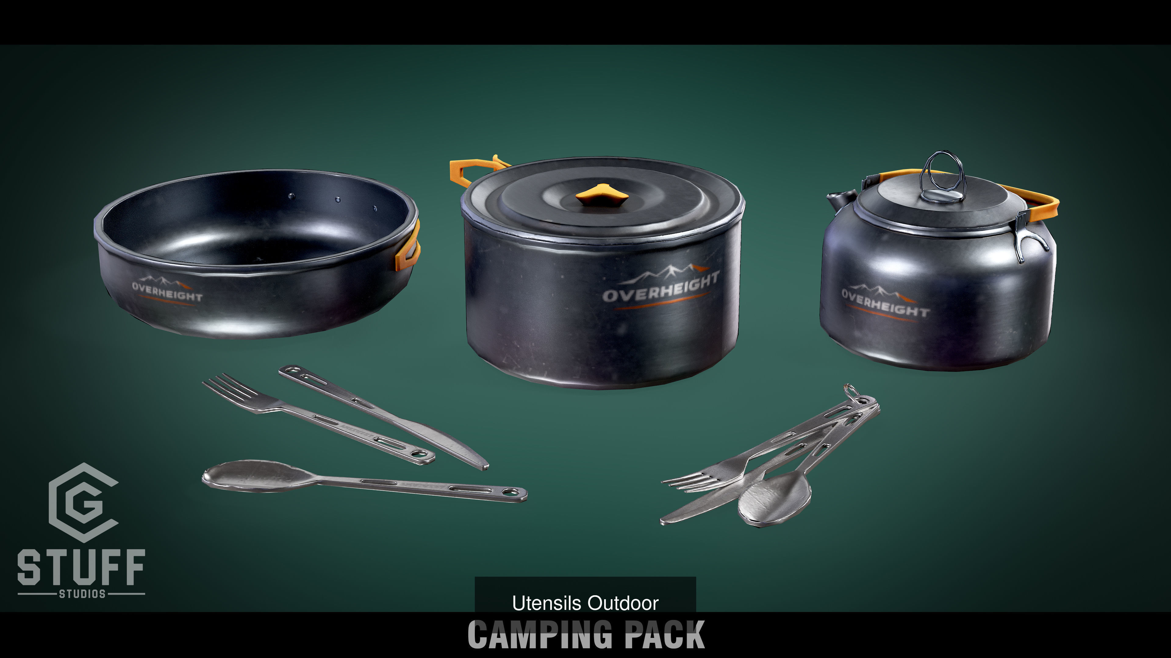 Camping Pack 3D Model Collection_34