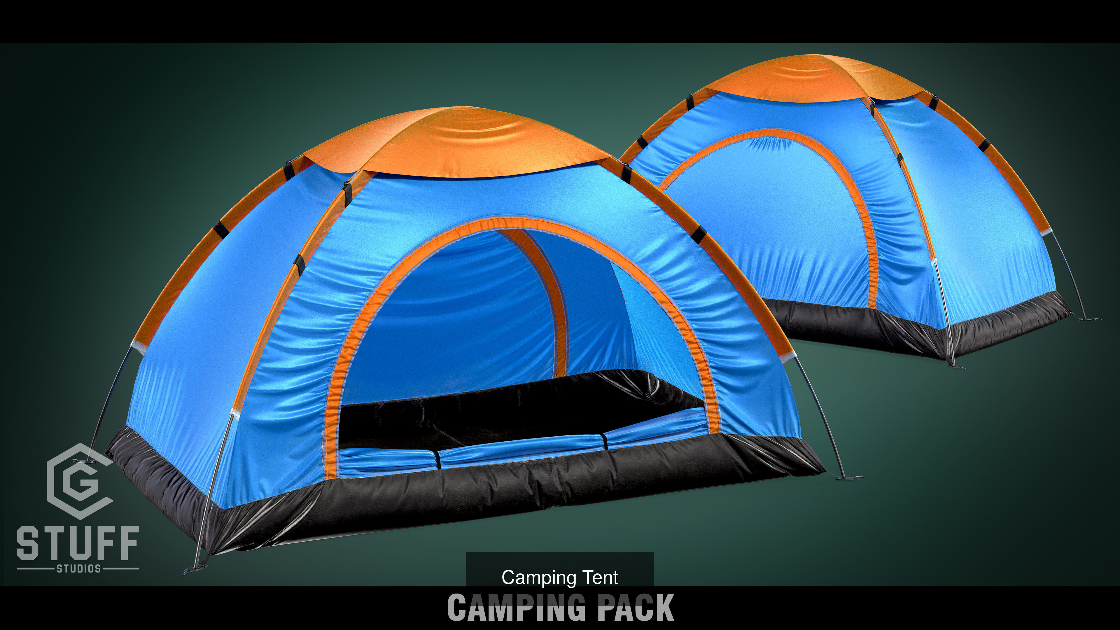 Camping Pack 3D Model Collection_6