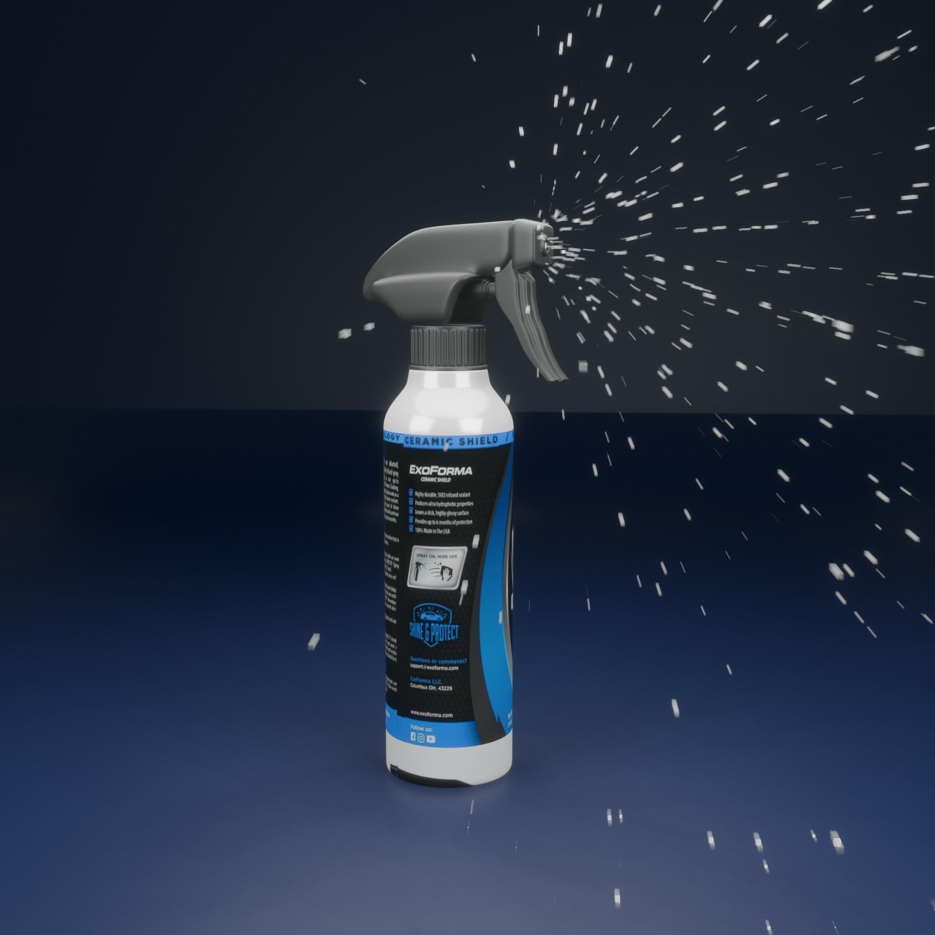 spray bottle  3D model_7