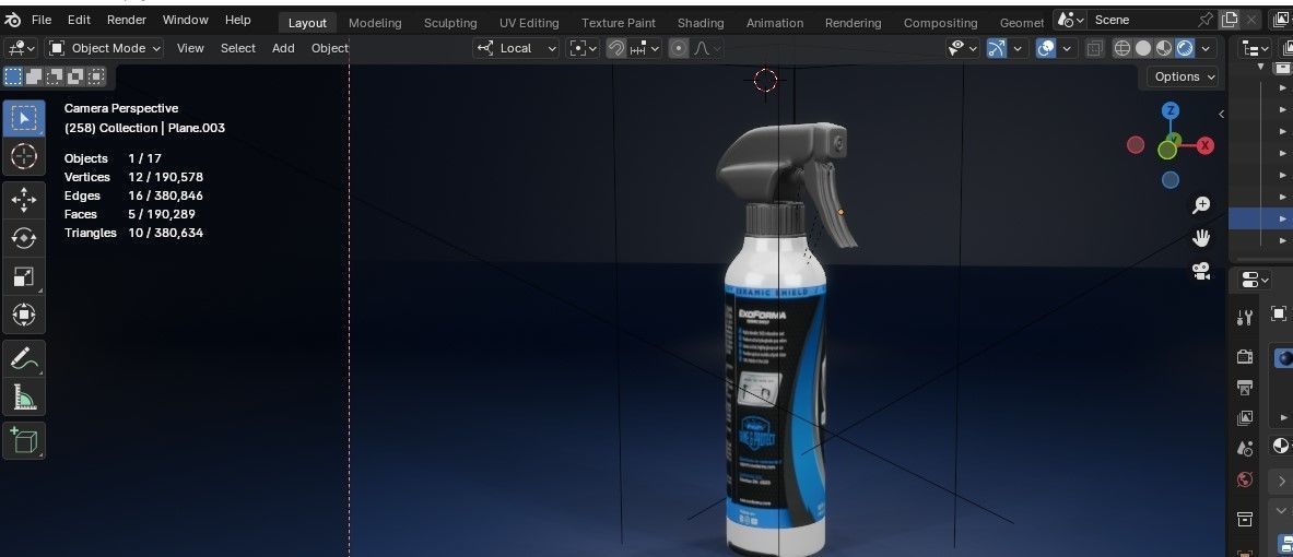 spray bottle  3D model_8
