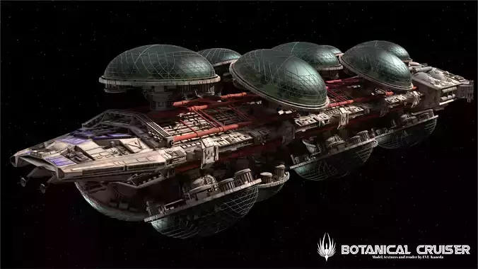 Battlestar Galactica - Botanical Cruiser 3D model