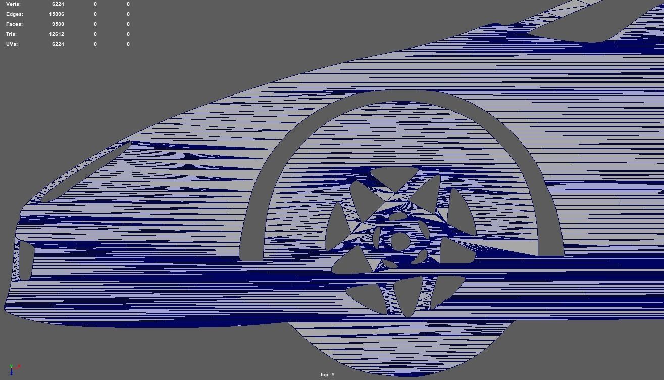 Ferrari F40 Key Ring 3D print model_6