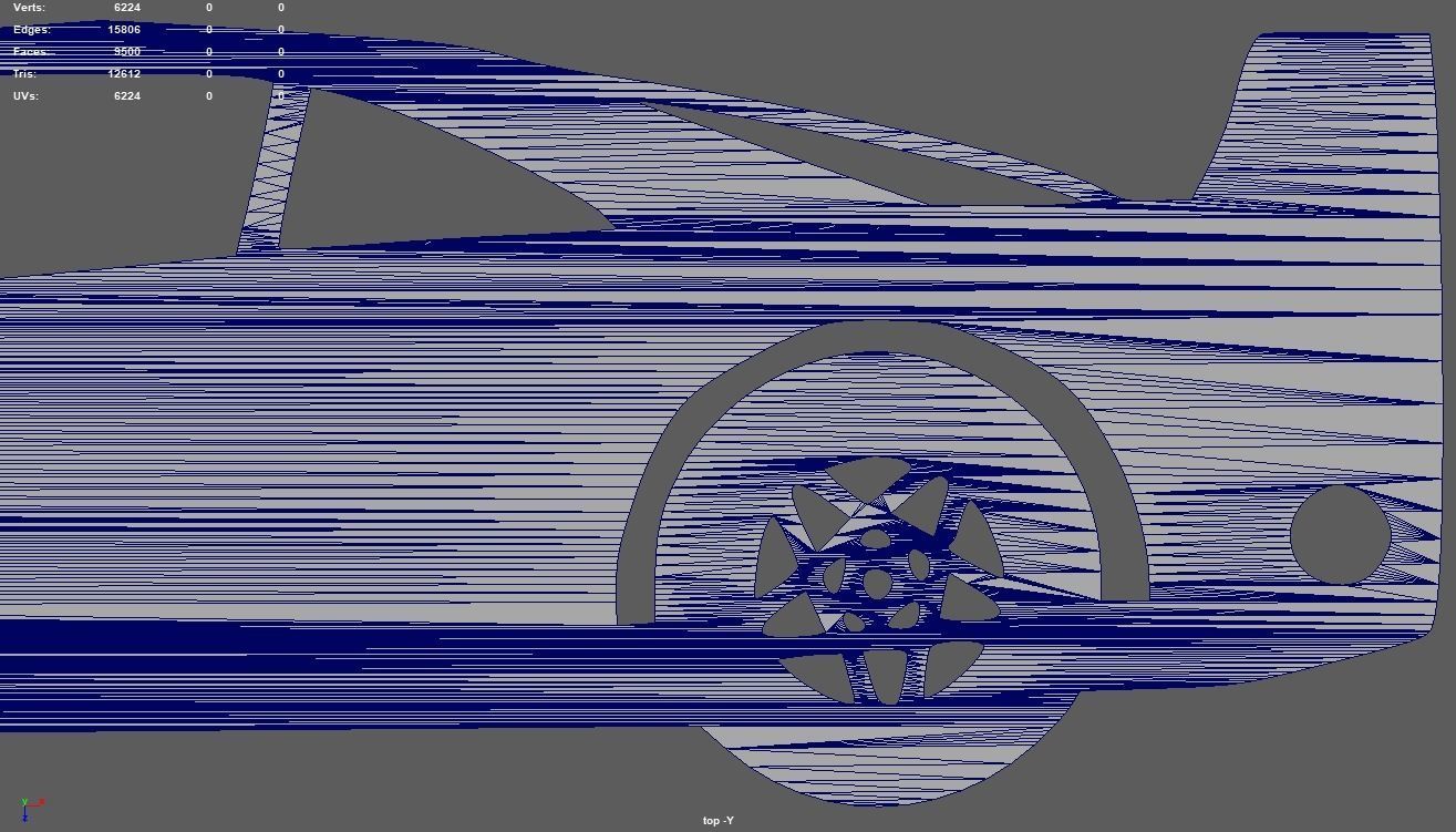 Ferrari F40 Key Ring 3D print model_8