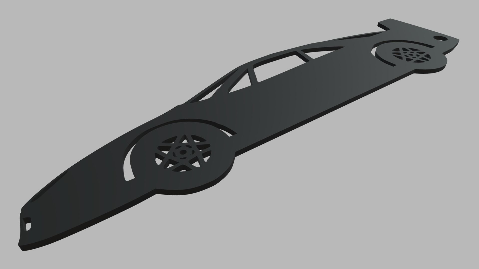 Ferrari F40 Key Ring 3D print model_4