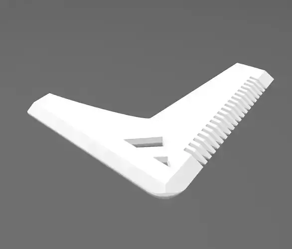 STRAIGHT BEARD MARKER AND COMB