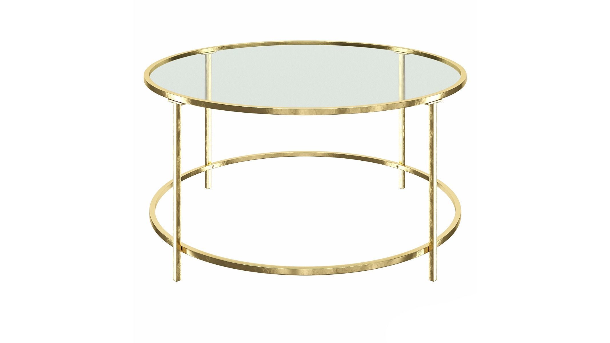 Ewalt 4 Legs Coffee Table 3D model_1