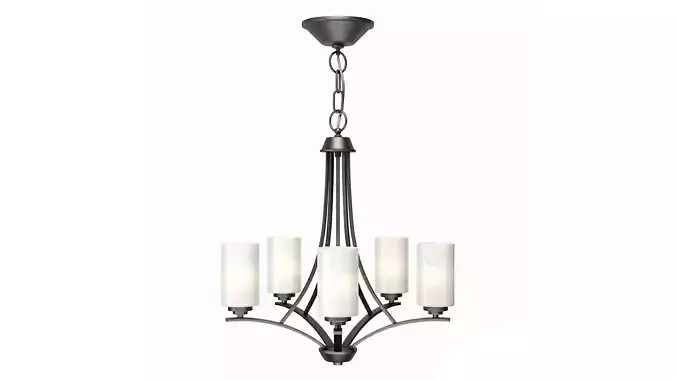 Fehr 5 - Light Shaded Empire Chandelier