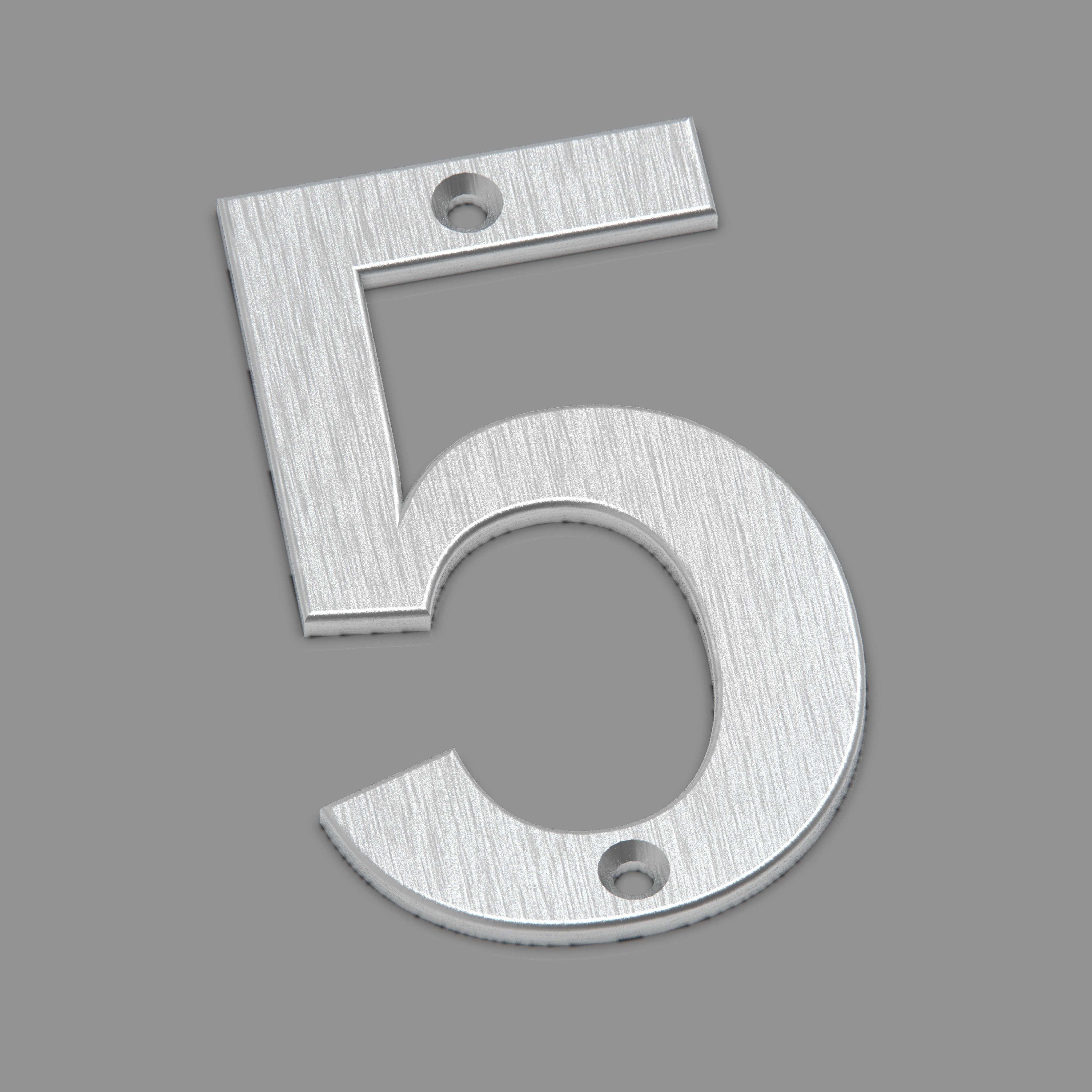 Number 5 3D print model_2