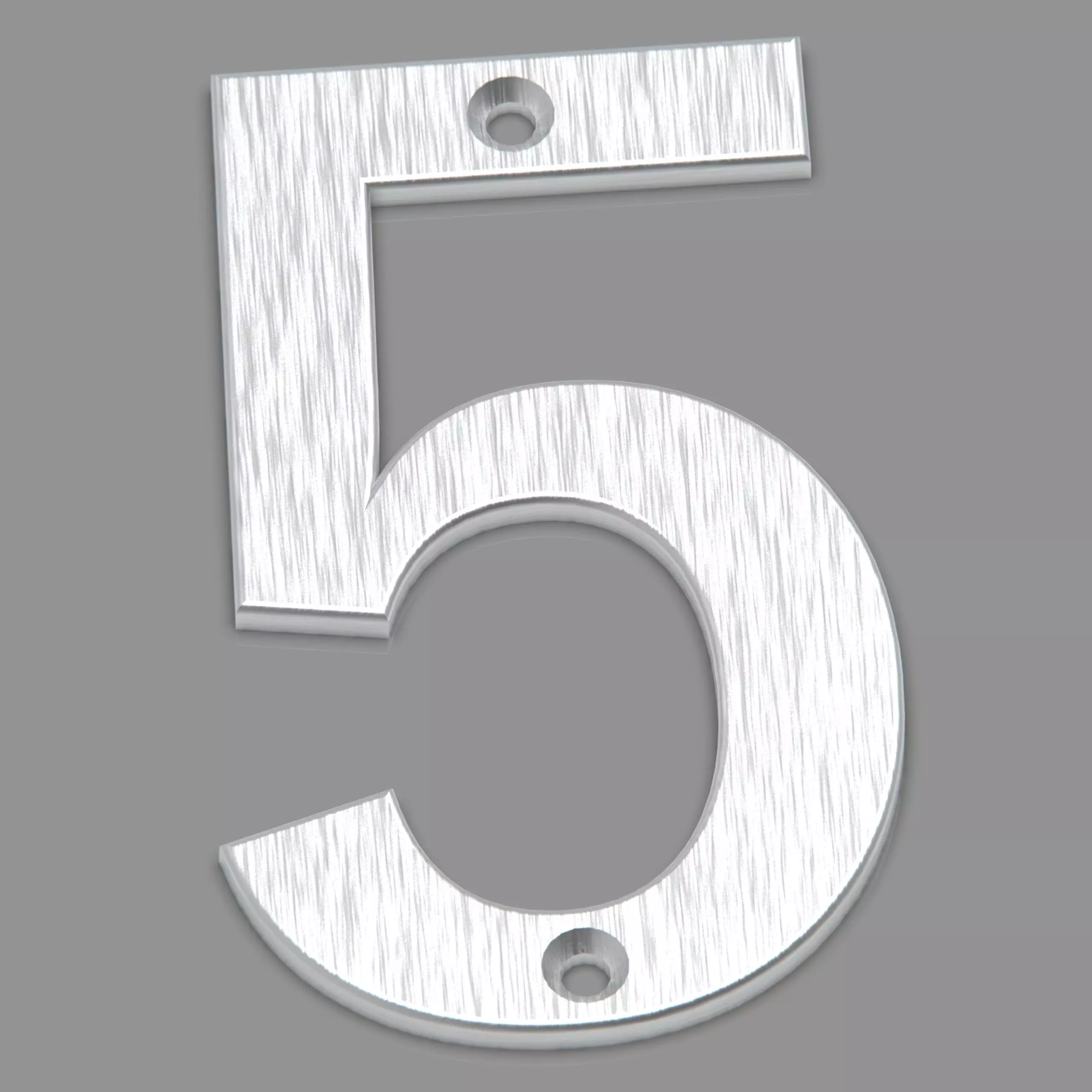 Number 5 3D print model_0