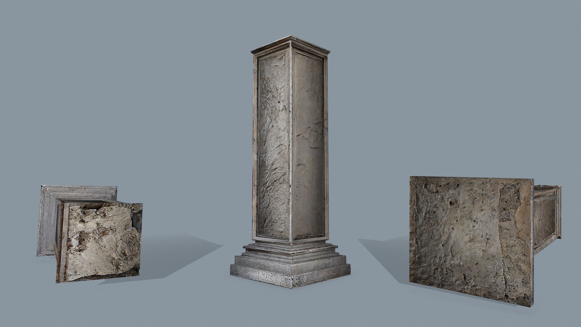 monolith Low-poly 3D model_6