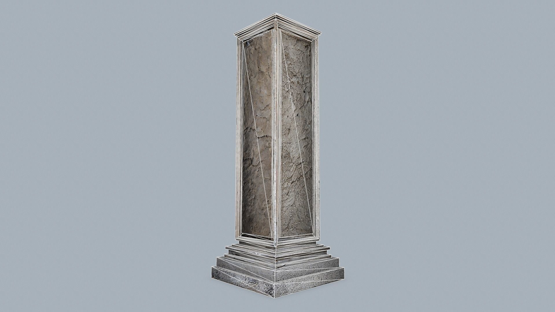 monolith Low-poly 3D model_7