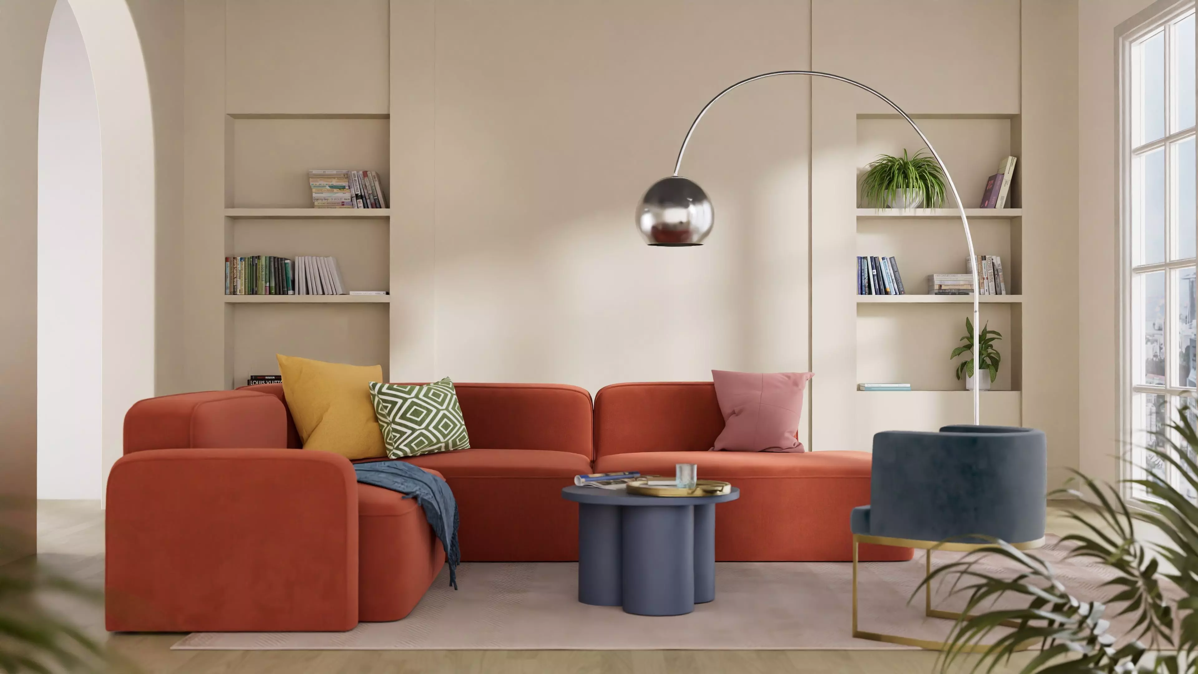 Modern Sofa 3D model_0