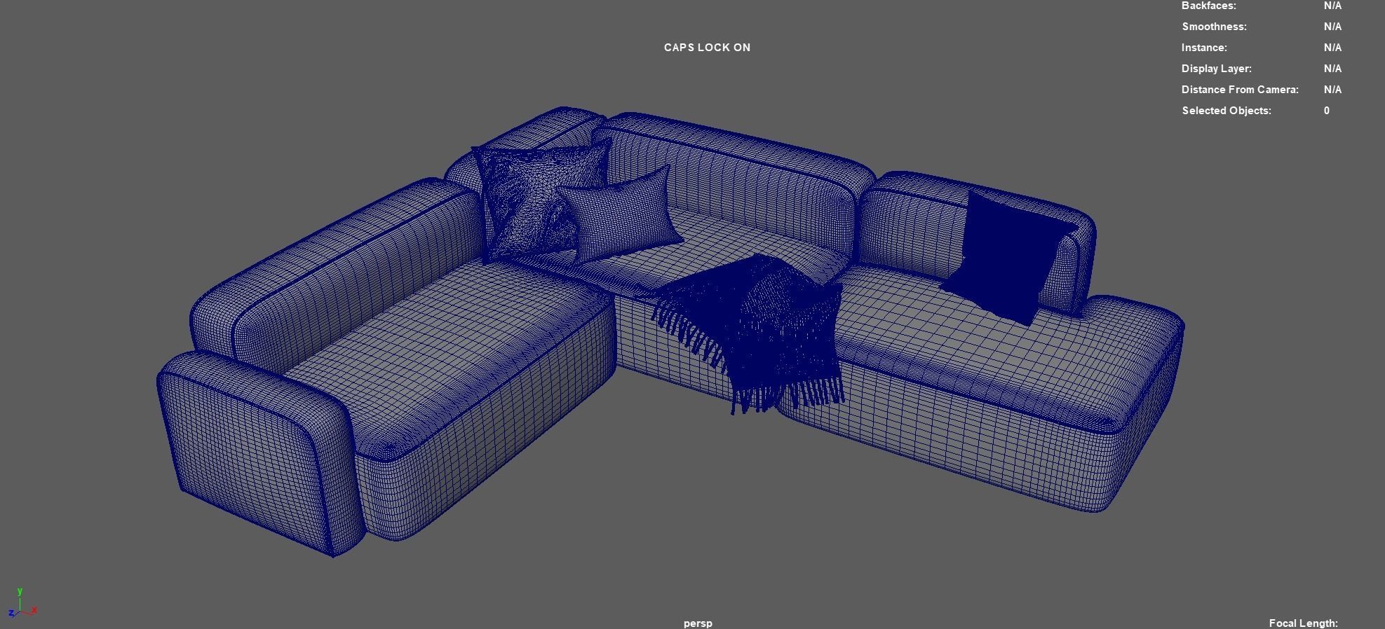 Modern Sofa 3D model_2