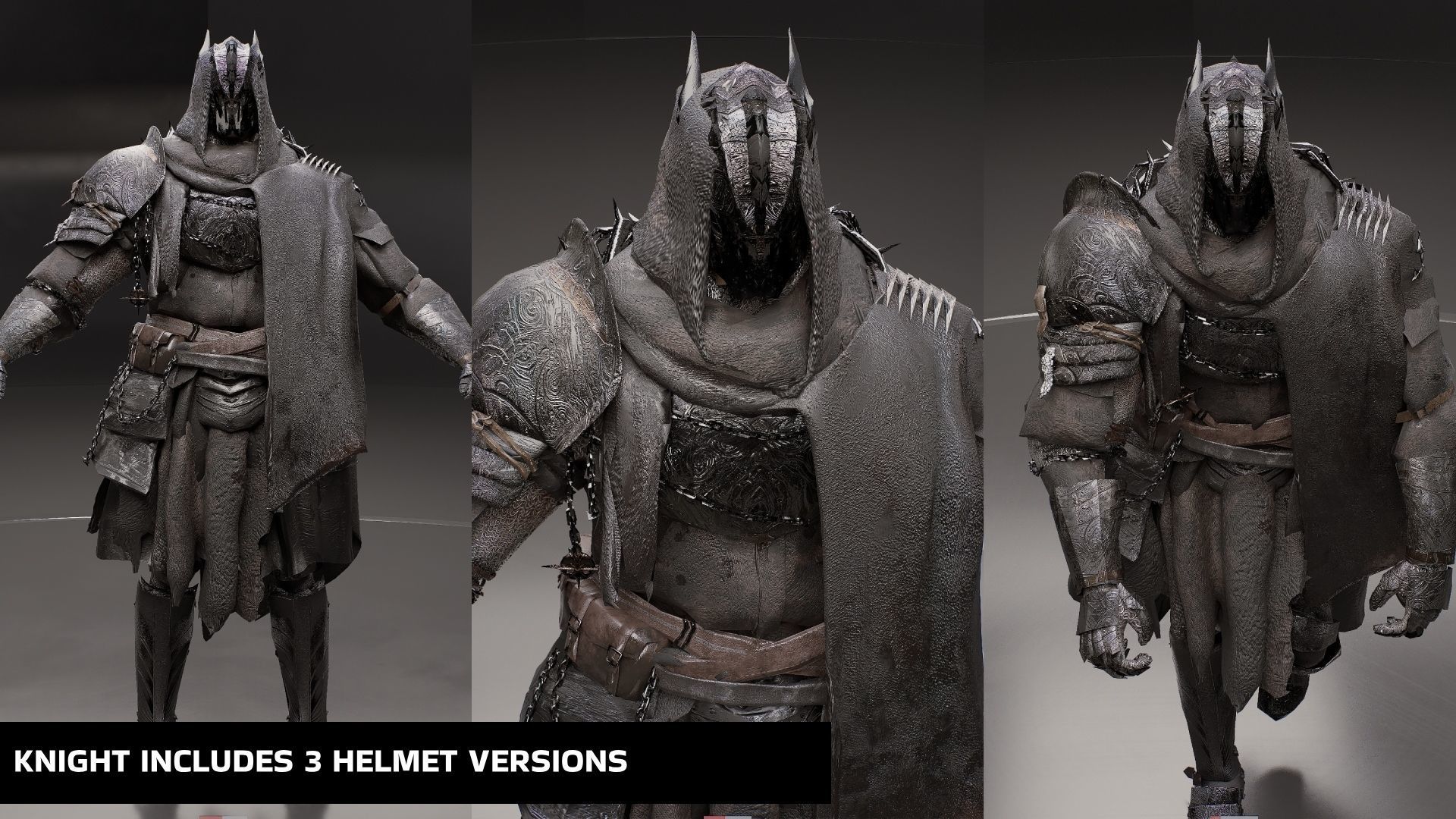 Souls Starter Character Pack Low-poly 3D model_8