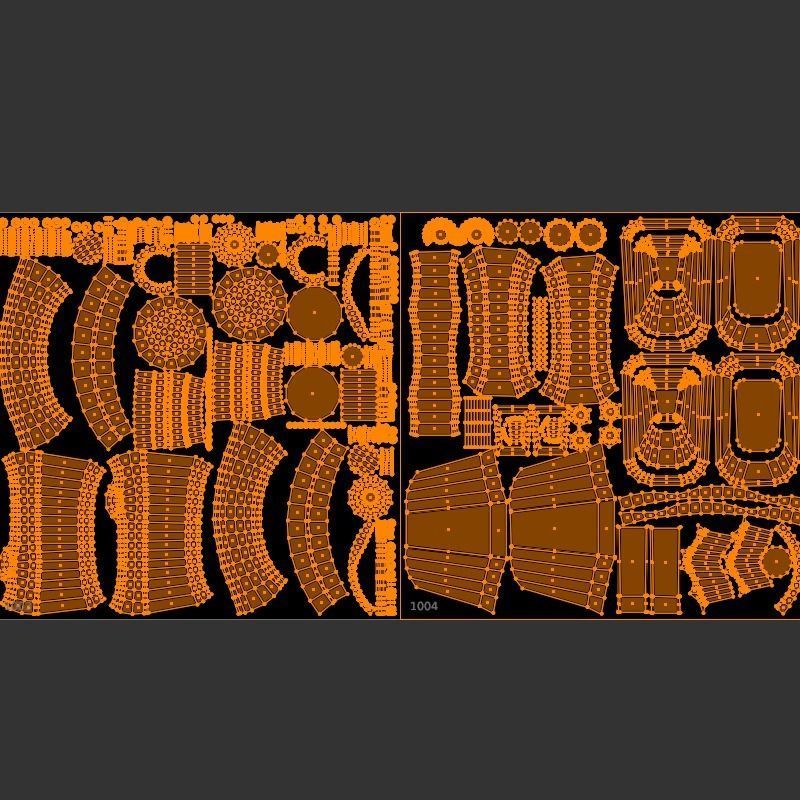 Damaged Robot - Game Ready Low-poly 3D model_8