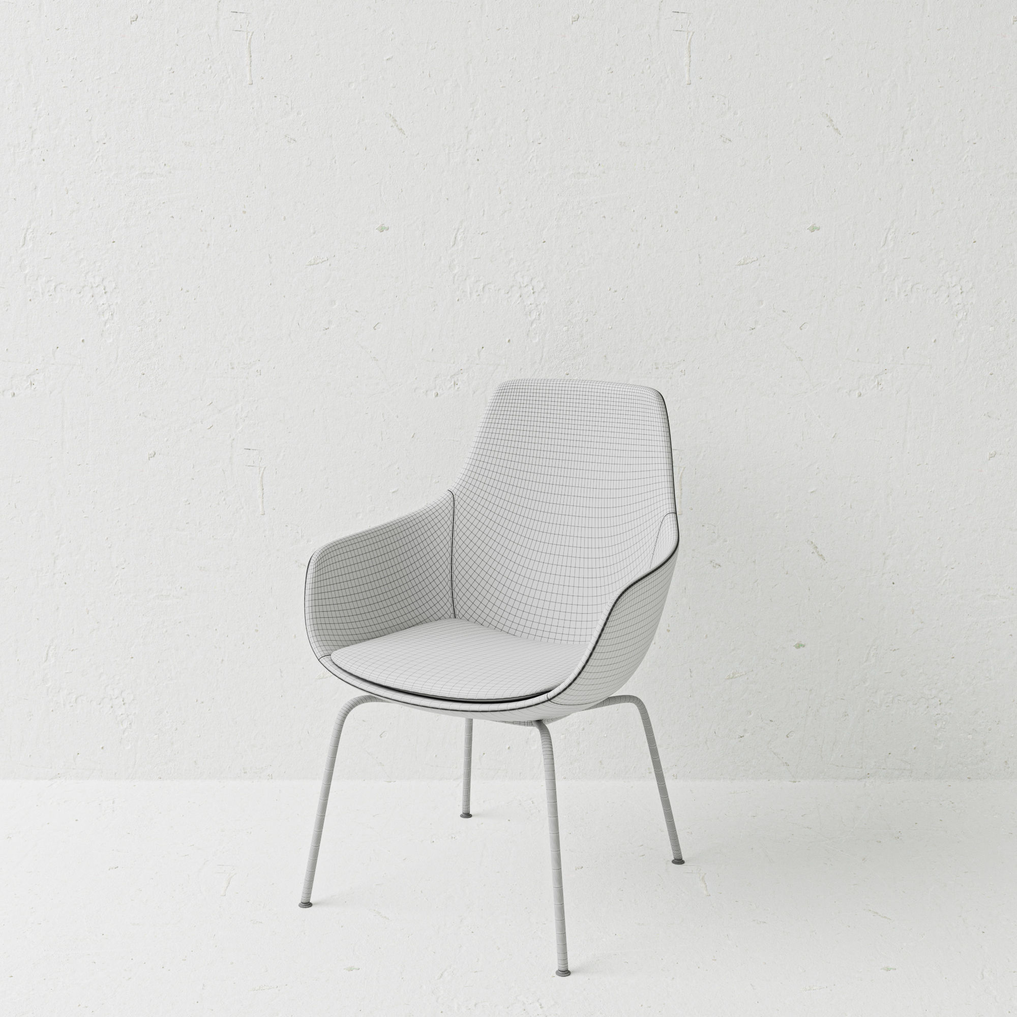 The Little Giraffe Chair 3D model_4