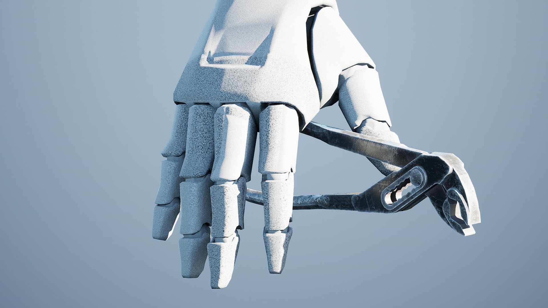 Hand Tools v2 - Unreal Engine Project Low-poly 3D model_7