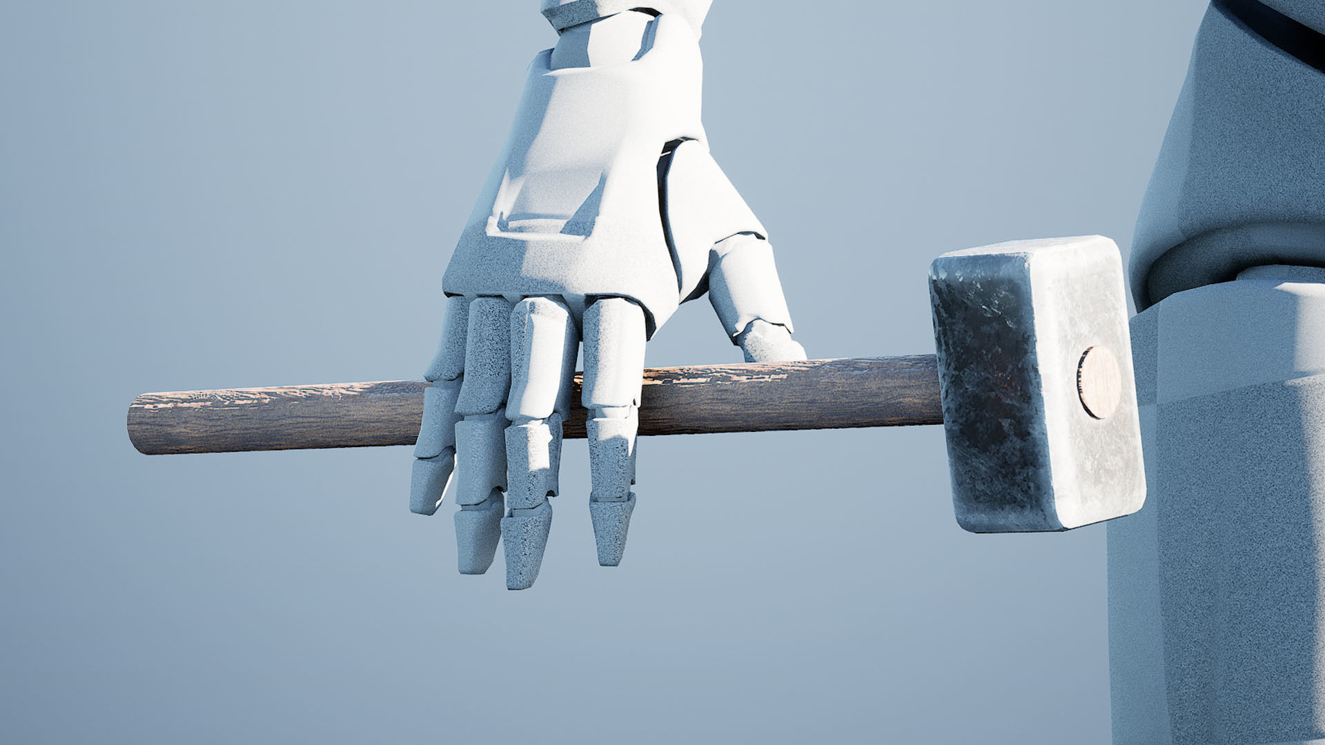 Hand Tools v2 - Unreal Engine Project Low-poly 3D model_9